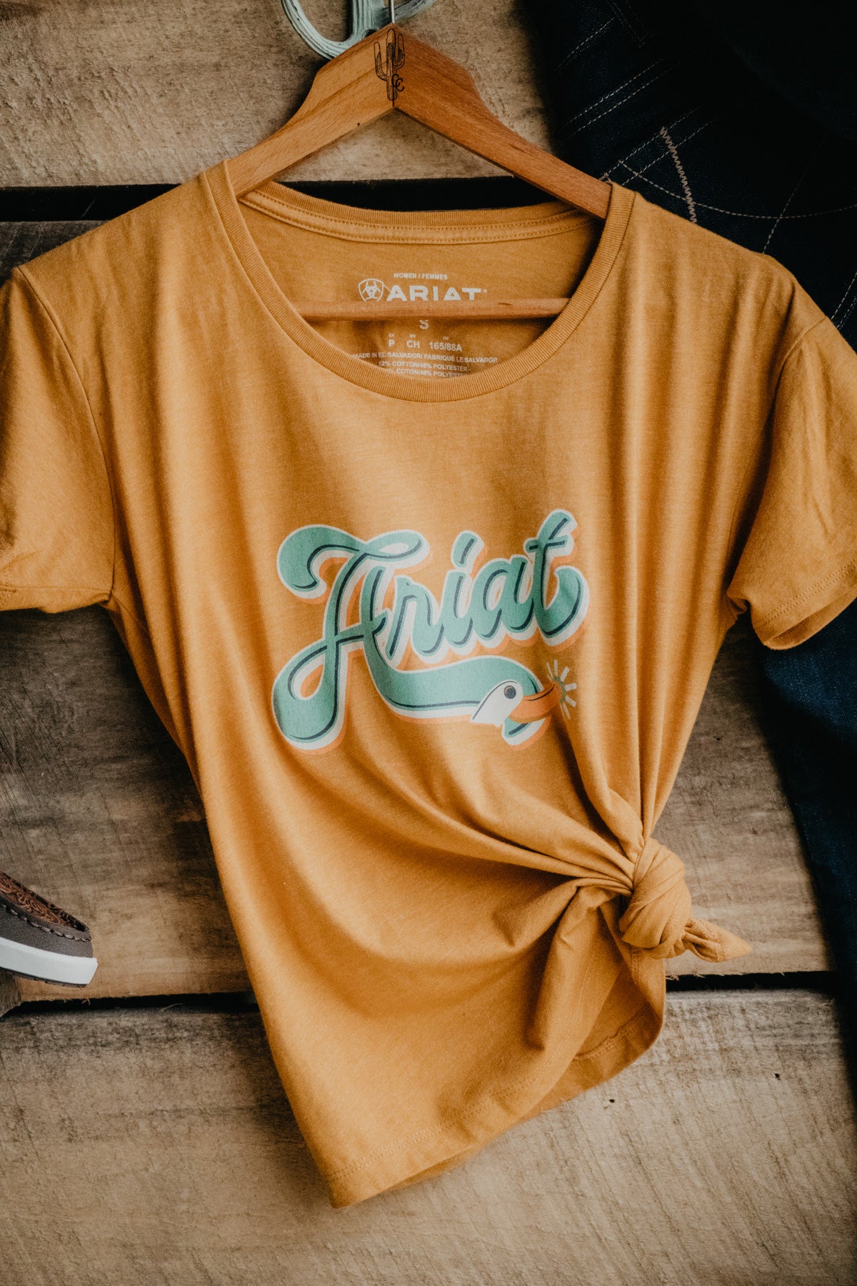 'Spur Script' Women's T-shirt by Ariat (2 Colours)