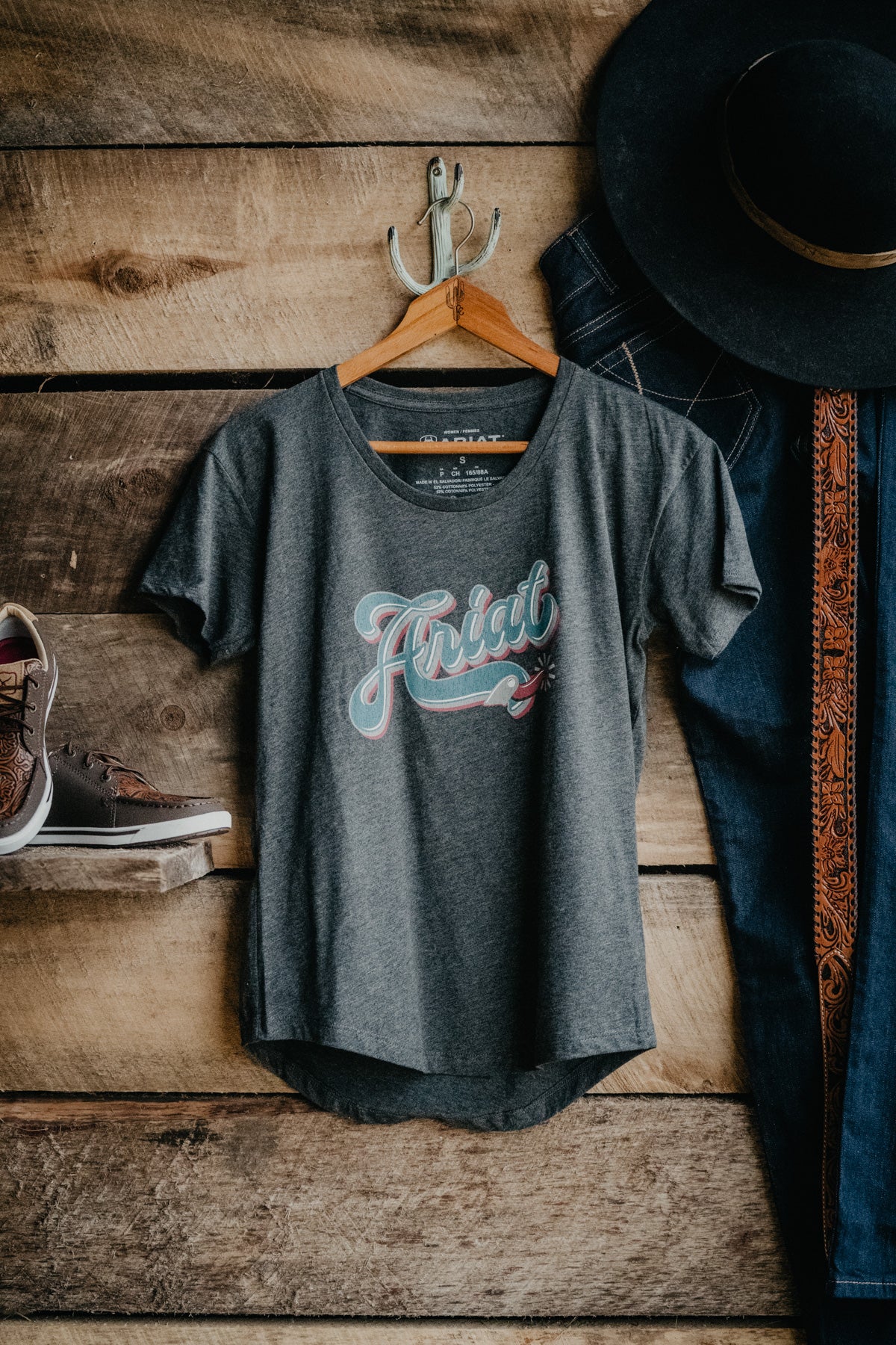 'Spur Script' Women's T-shirt by Ariat (2 Colours)