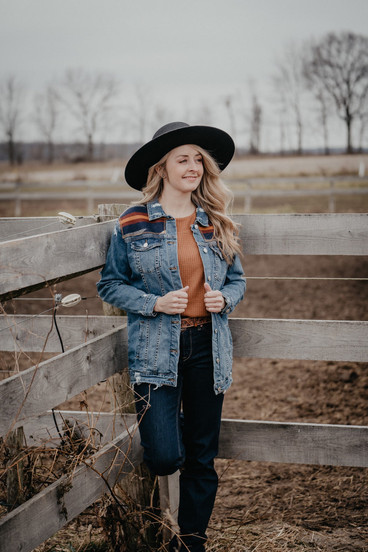 Pendleton Accented Denim Jacket (Wyeth, S - L)