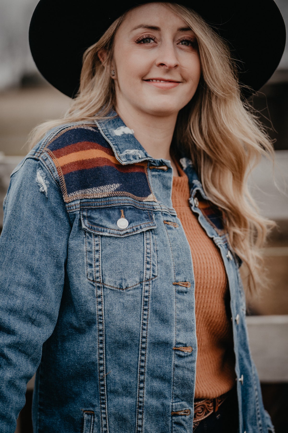 Pendleton Accented Denim Jacket (Wyeth, S - L)