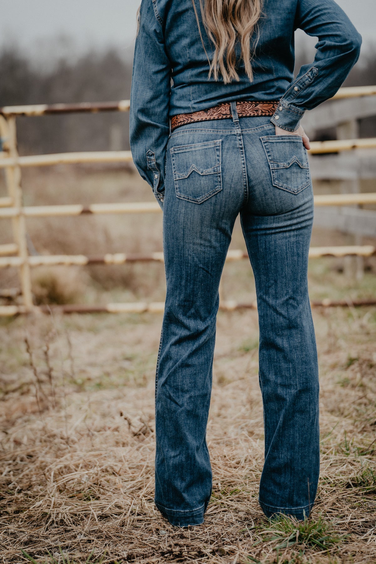 'McKenna' High Rise {Medium Wash} Slim Trouser Jean by Ariat