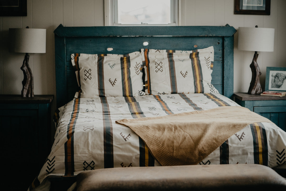 'Toluca' Cotton Canvas Duvet Cover Set (Full/Queen & King Sizes)