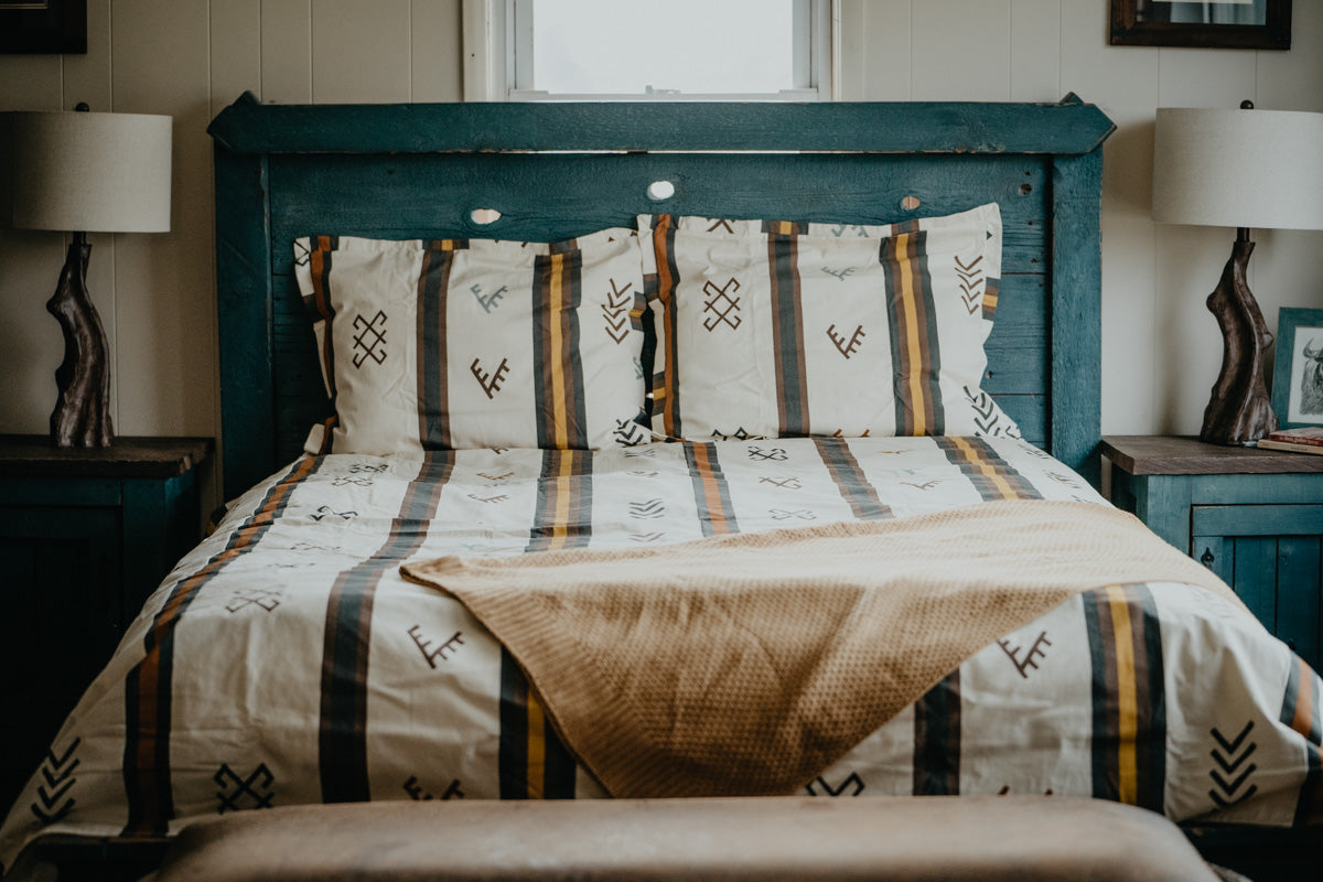 'Toluca' Cotton Canvas Duvet Cover Set (Full/Queen & King Sizes)