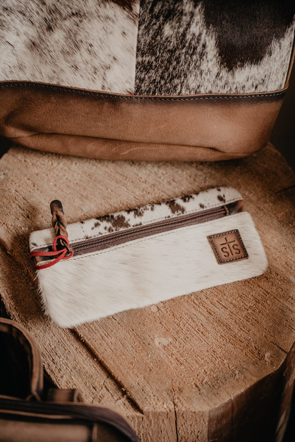 Cowhide Pencil Case by STS Ranchwear