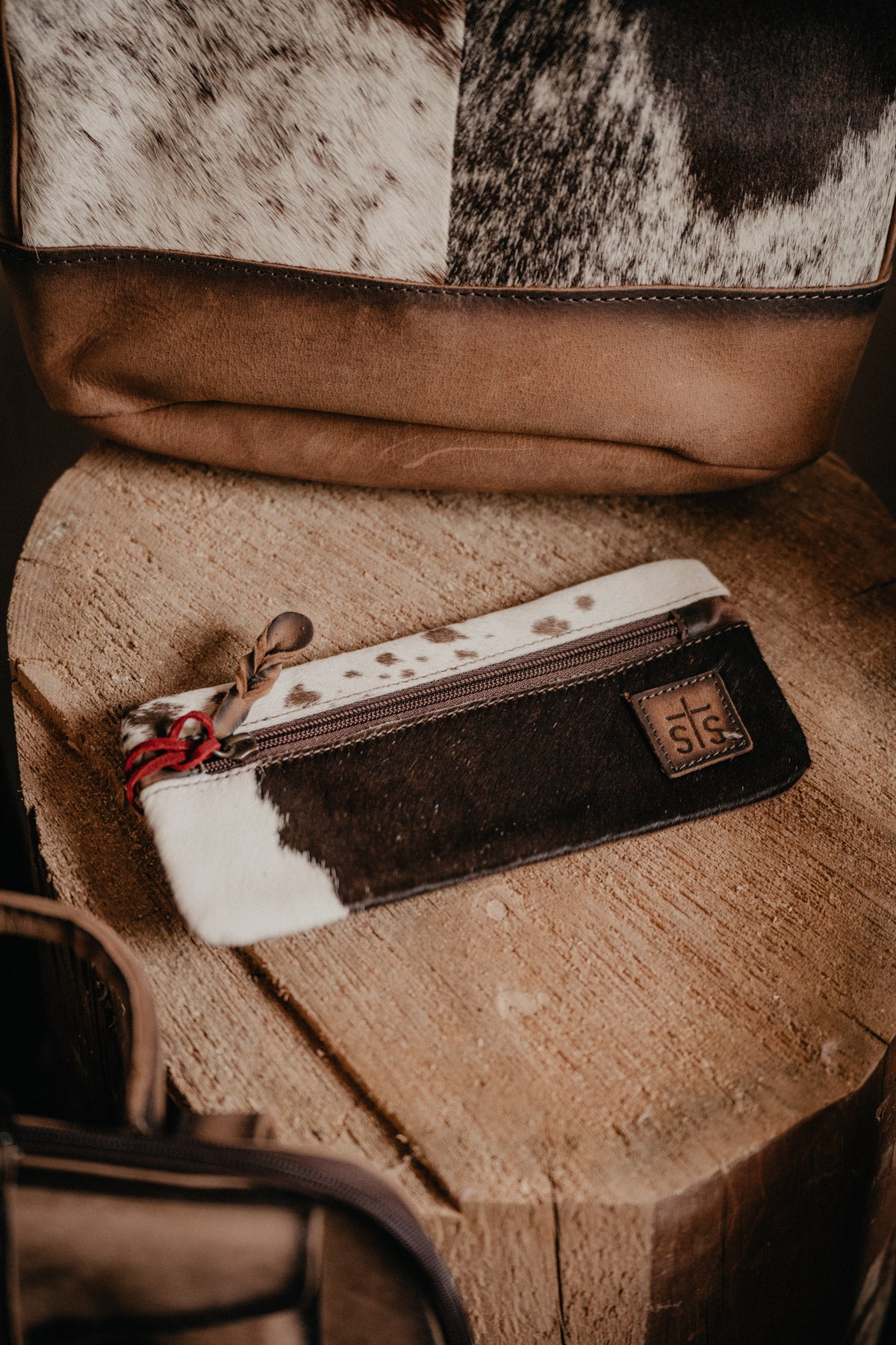 Cowhide Pencil Case by STS Ranchwear