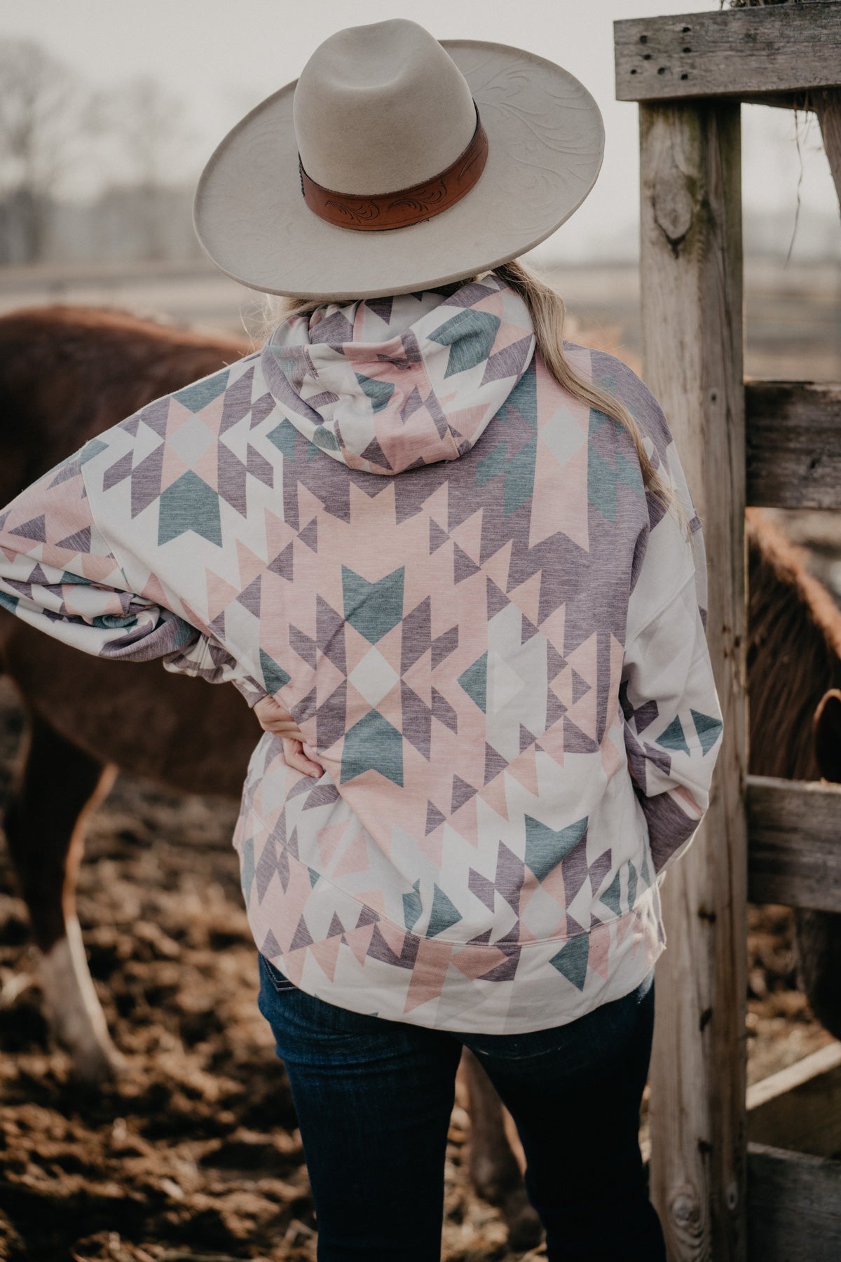 'Paloma' Hooey Pastel Printed Casual Hoodie (S - XXL)