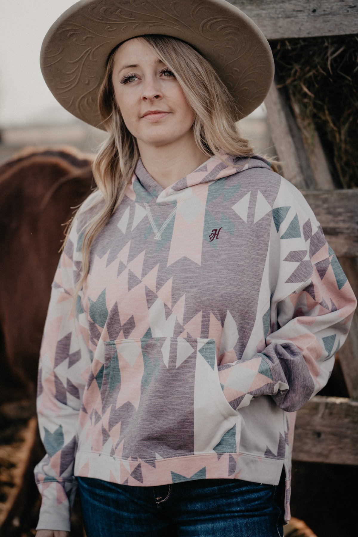 'Paloma' Hooey Pastel Printed Casual Hoodie (S - XXL)
