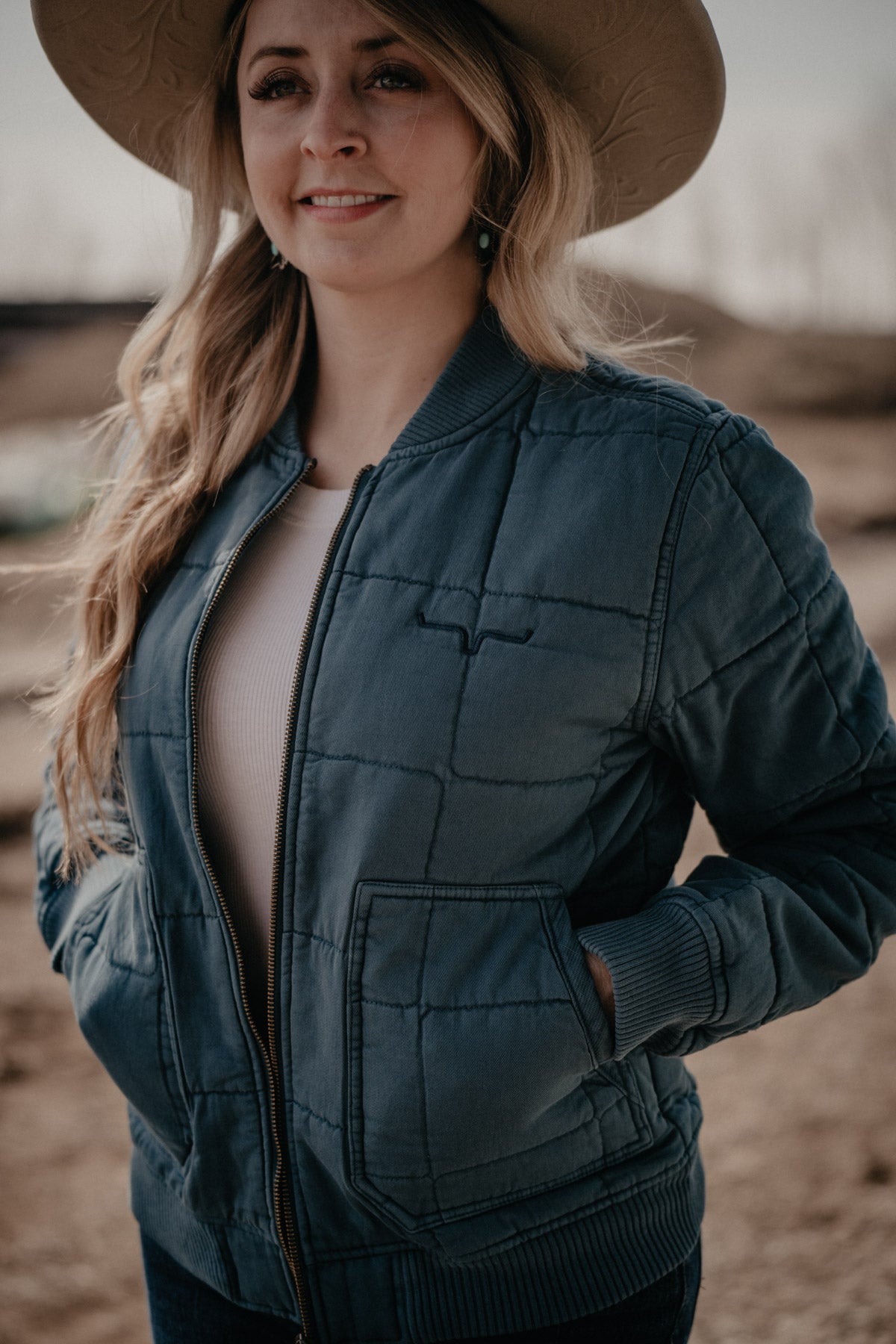 Women's 'Bronc' Bomber Jacket by Kimes Ranch (S - XXL; 2 Colours)