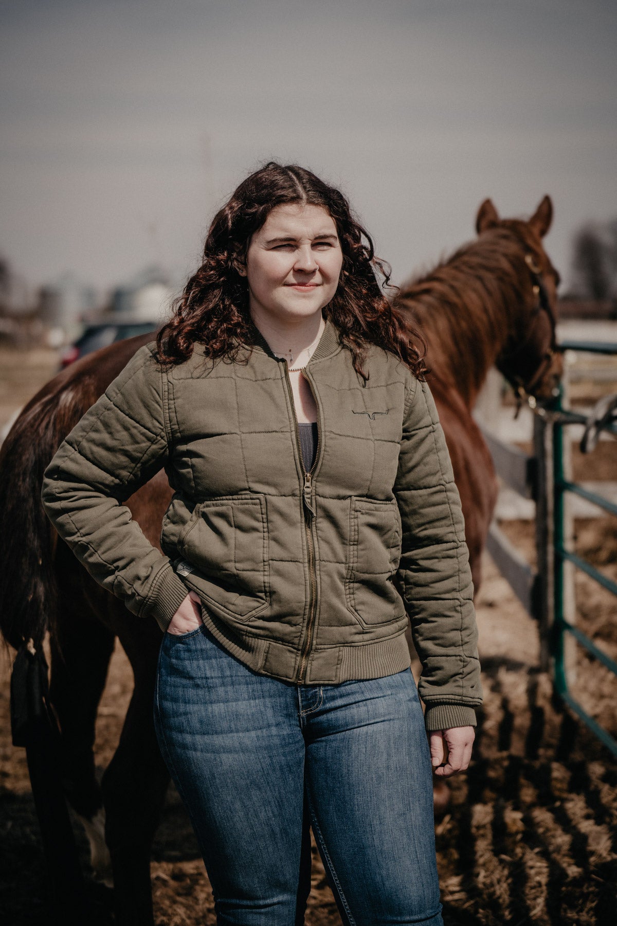 Women's 'Bronc' Bomber Jacket by Kimes Ranch (S - XXL; 2 Colours)