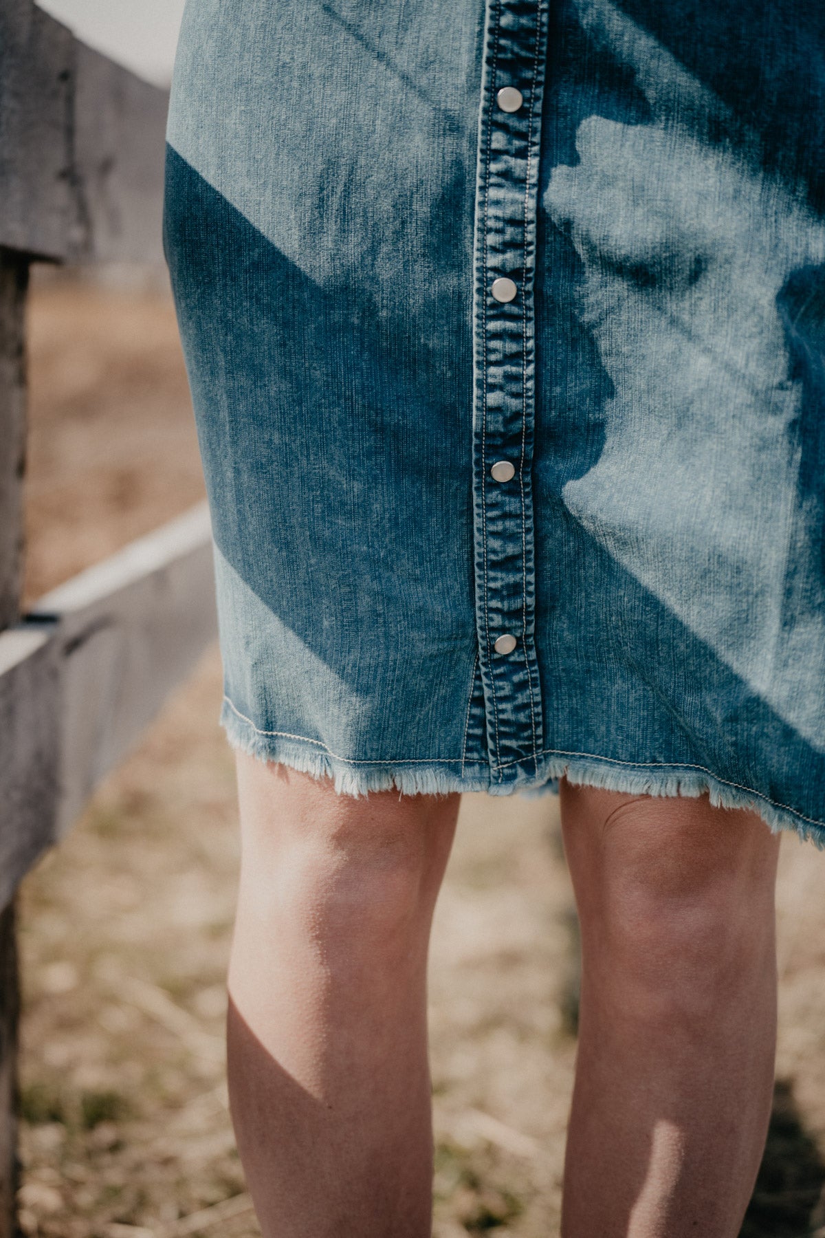 'Sundowner' Denim Dress by Kimes Ranch (S - XXL; 2 Washes)