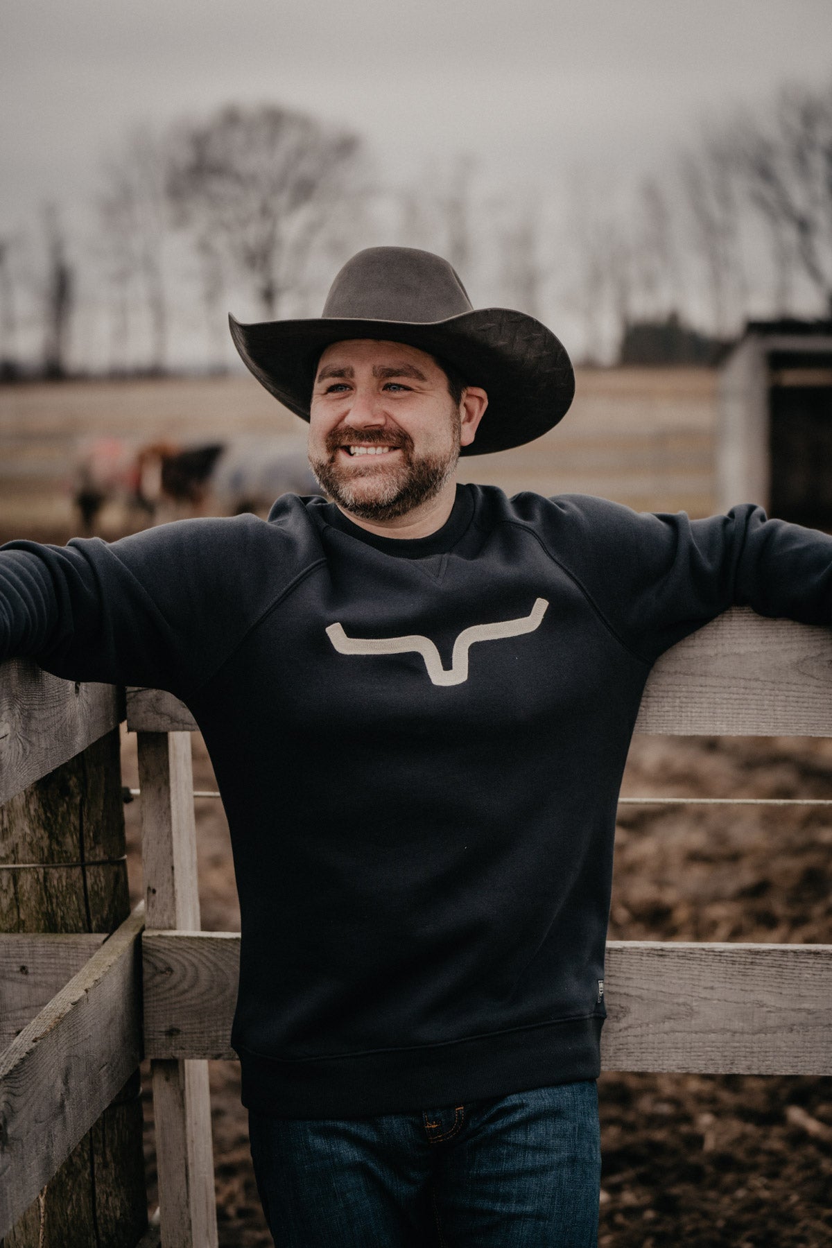 Men's Navy Vintage Crew by Kimes Ranch