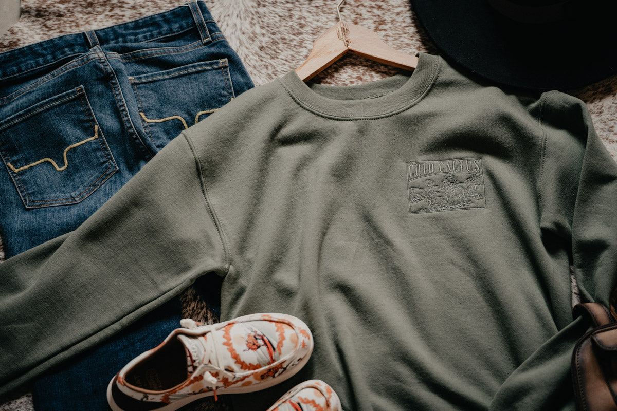 Tonal CC Logo Embroidered Crewneck (2 Colours, S-XXL)