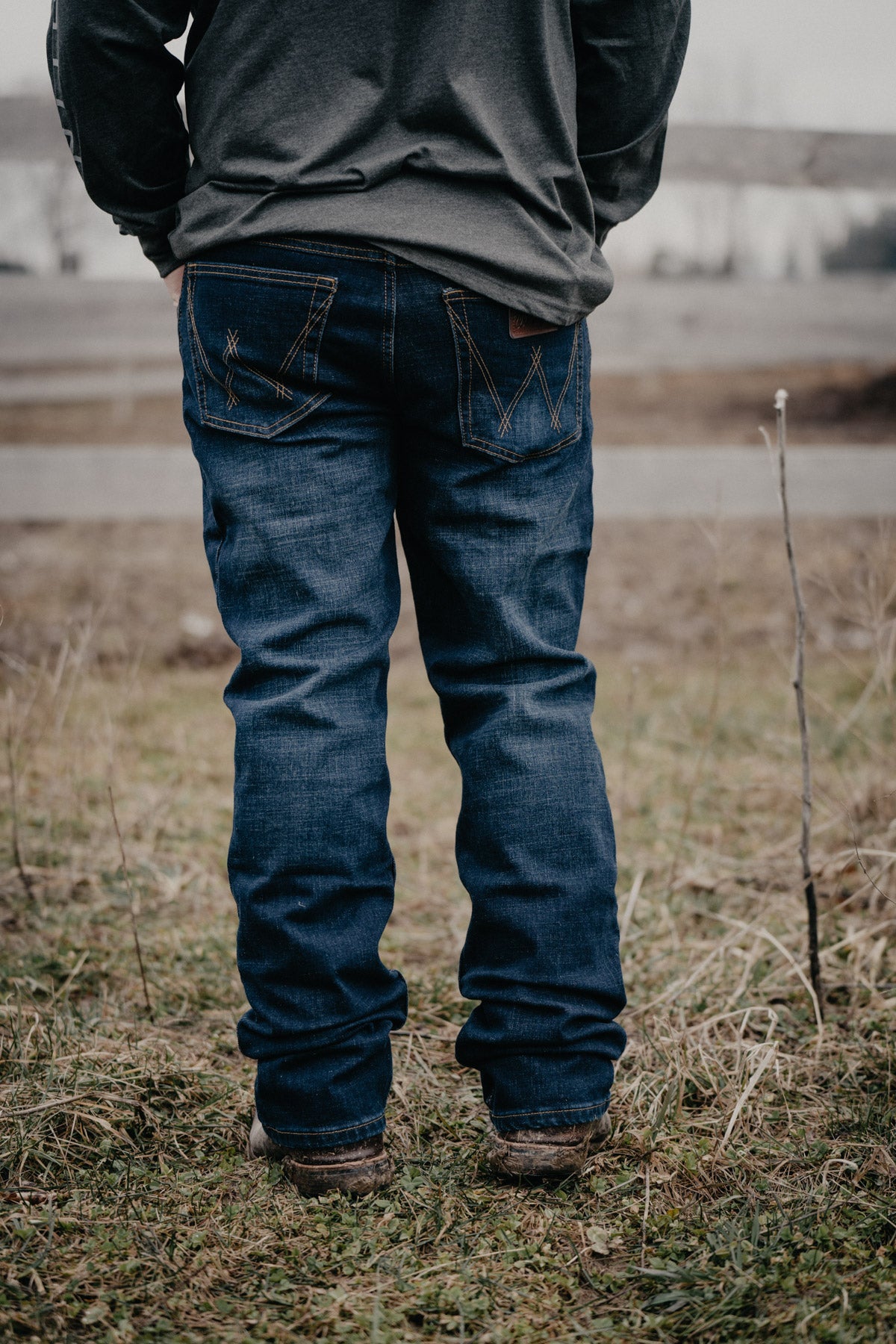 Men's Wrangler 20X 02 Competition Slim Fit Bootcut Jean {Dark Wash}