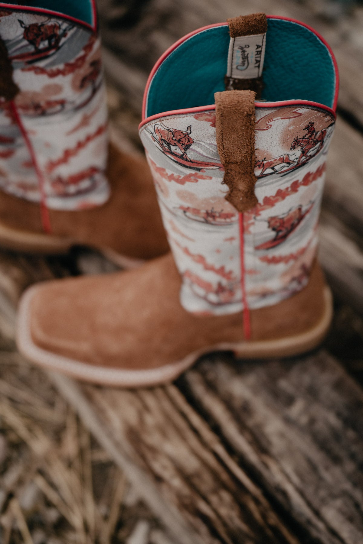 'Frontier' Women's Western Boot {Western Aloha X Ariat Print}