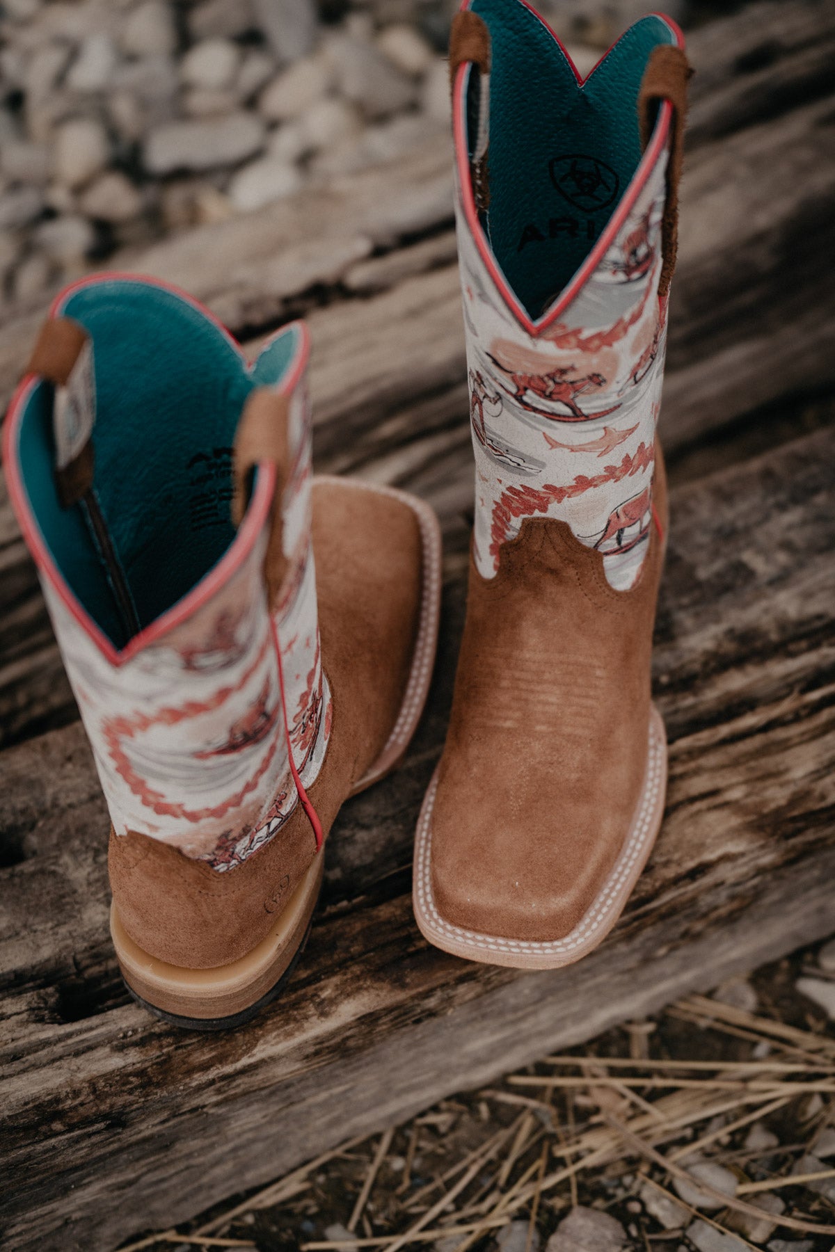 'Frontier' Women's Western Boot {Western Aloha X Ariat Print}