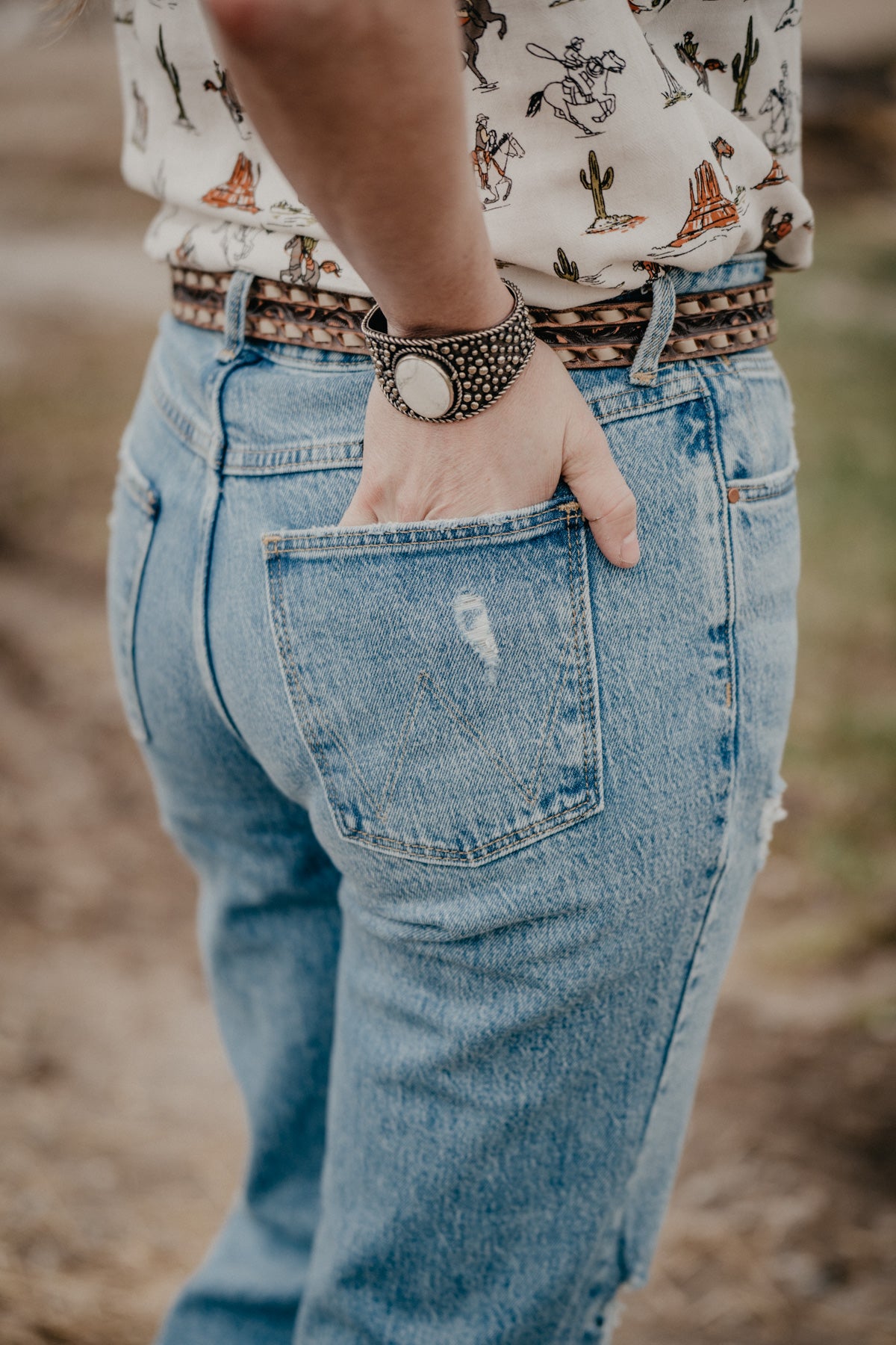 Women's Wrangler High Rise Rodeo Crop Straight Leg Jean