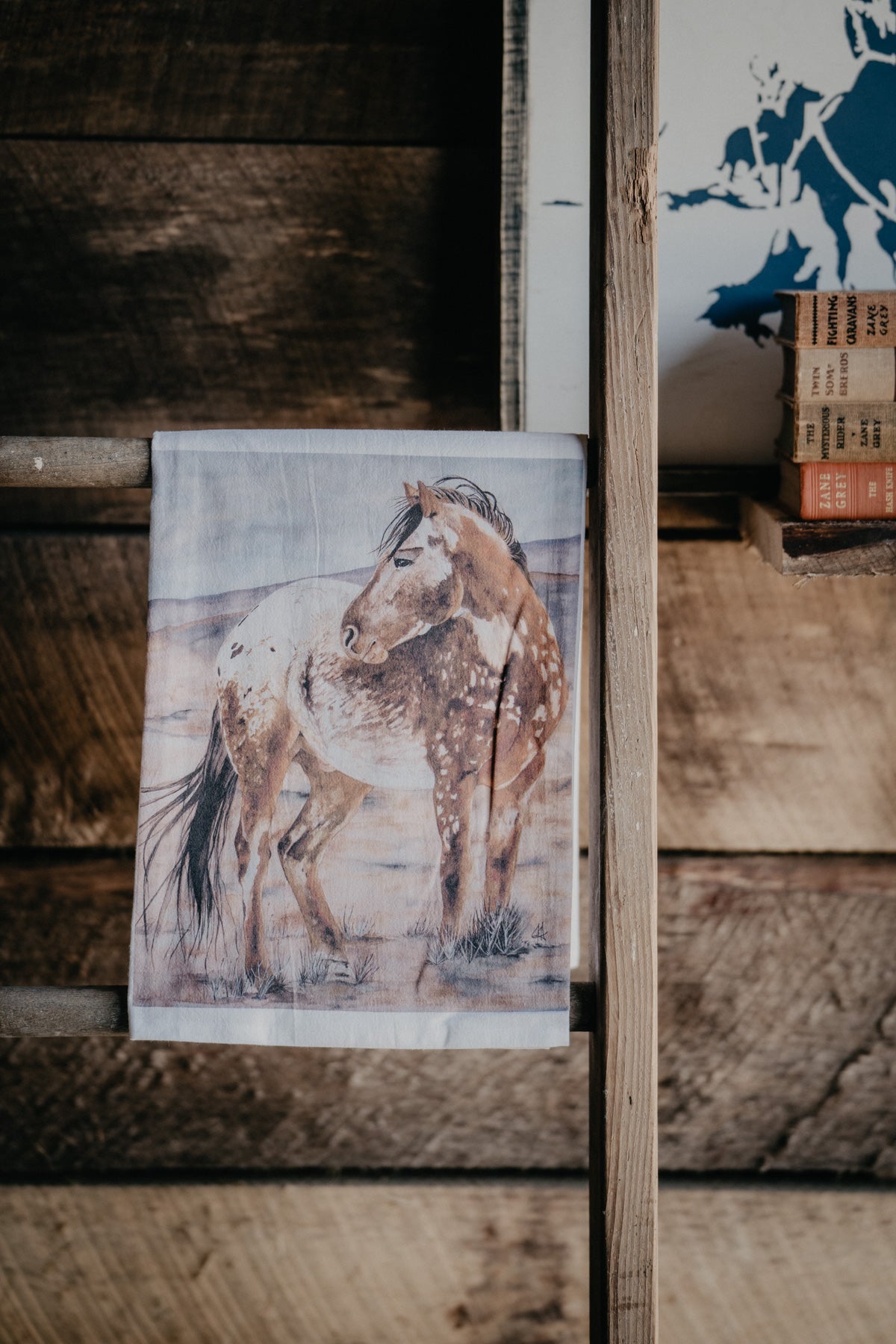 Western & Farming Artwork Flour Sack Tea Towels (Various Designs)