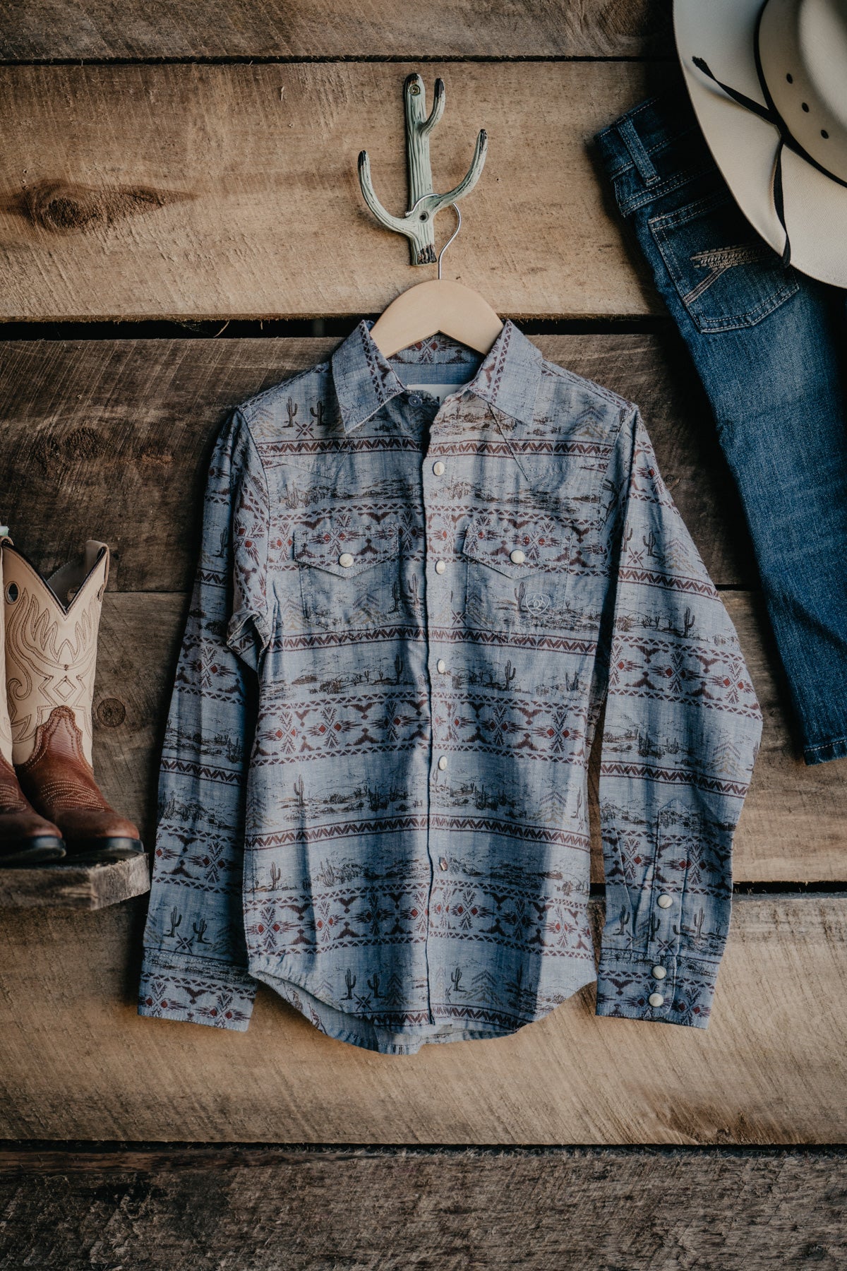 Boys 'Haddington' Long Sleeve Button Up Shirt