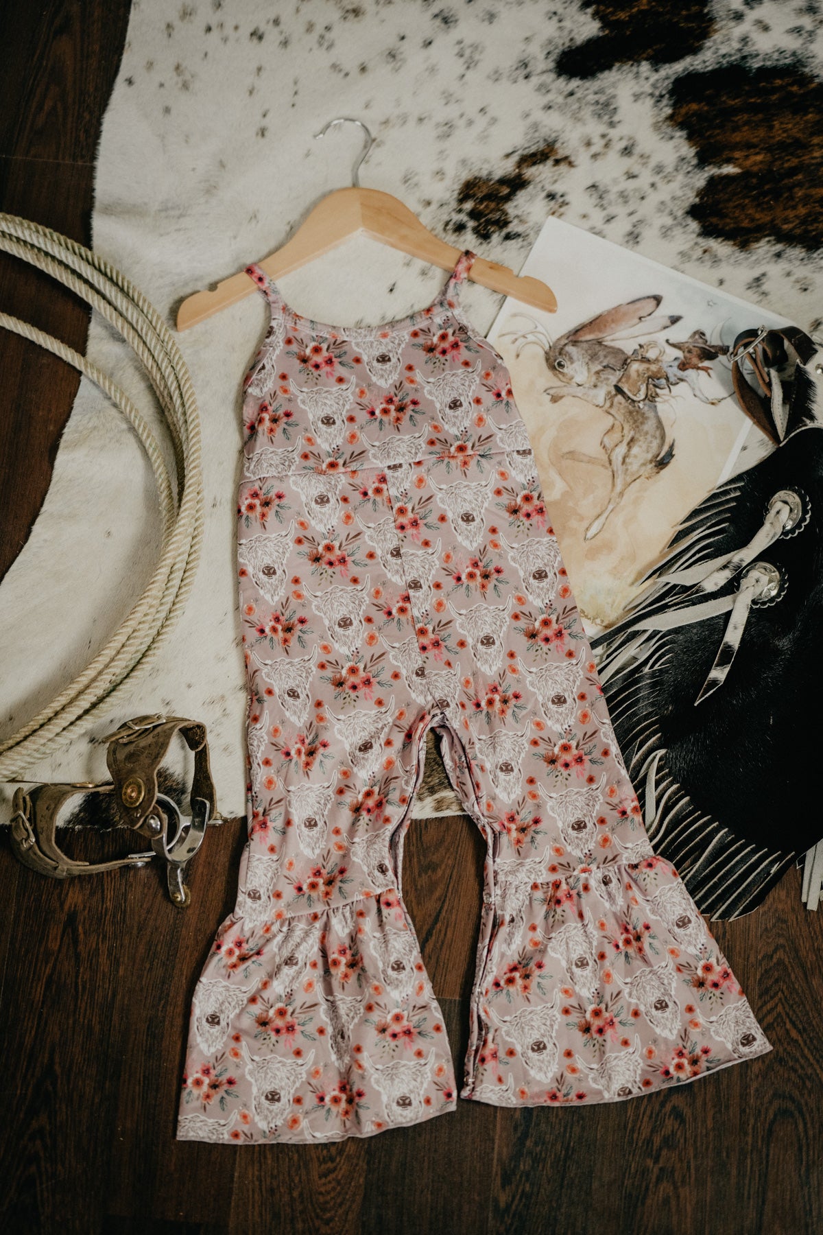 Highland Print Bells Jumpsuit (3-6M to 8/9T)