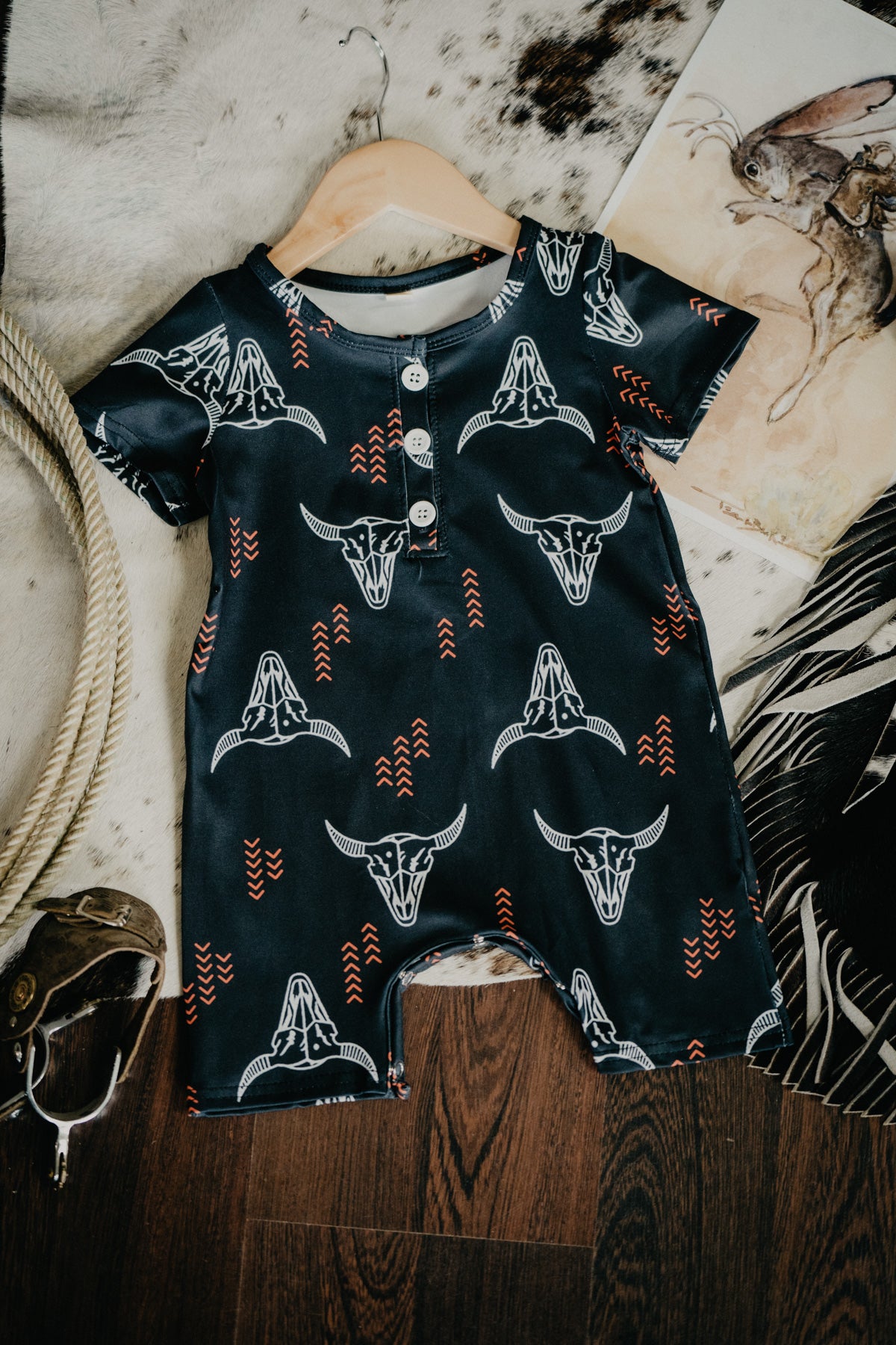 Steer Print Playsuit (1 2T Only)