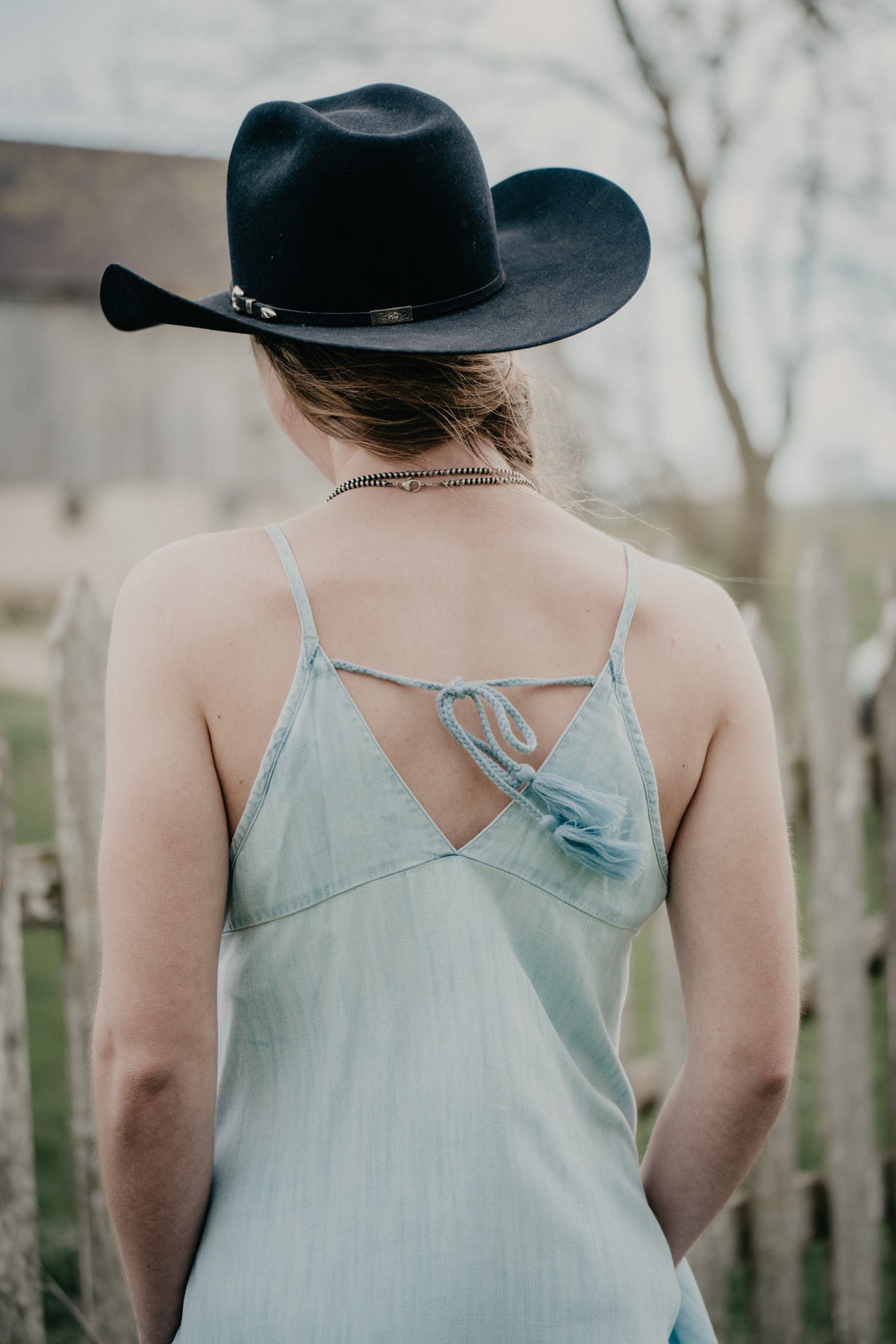 'Lorelei' Powder Blue Chambray Dress by Ariat (XS - XXL)