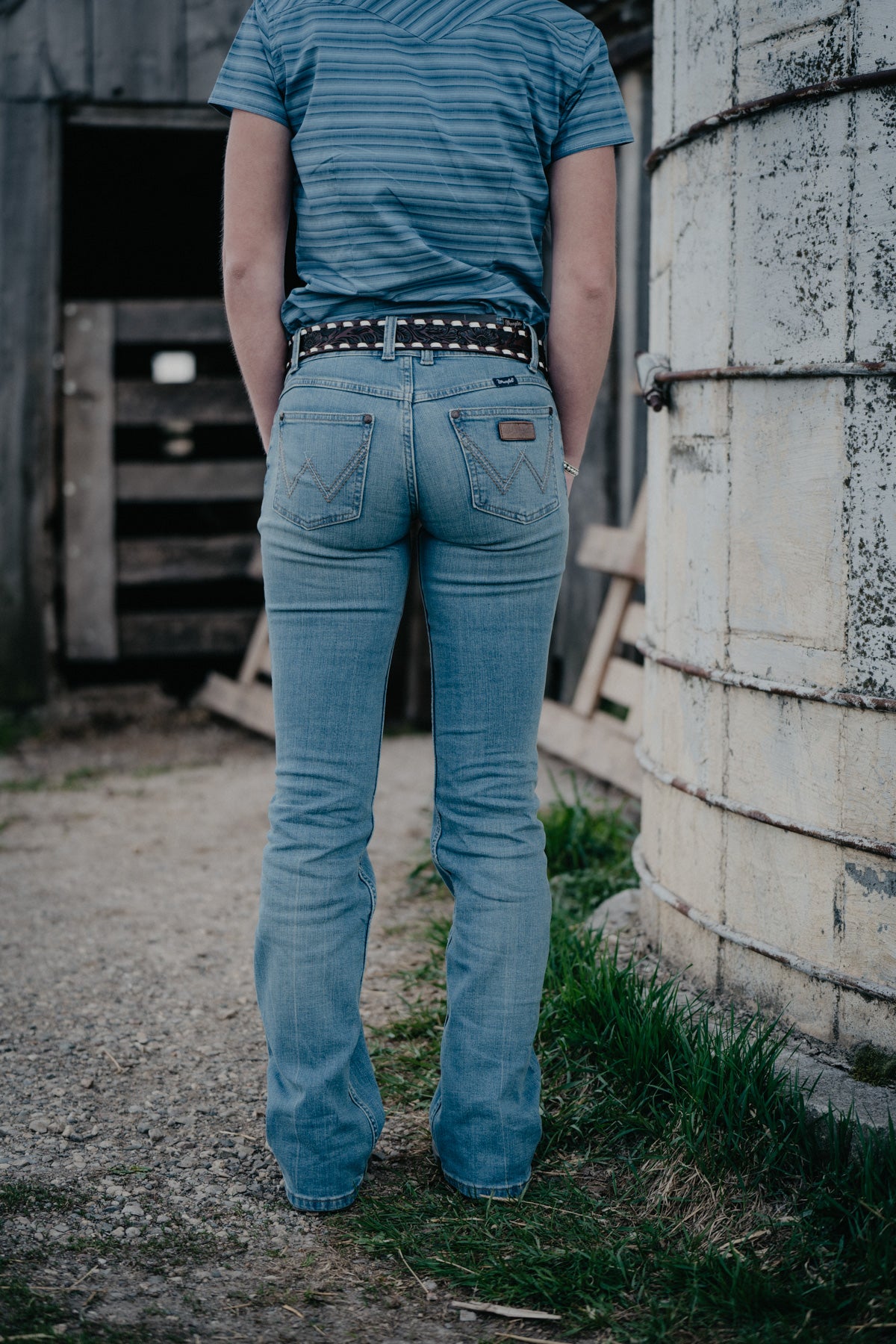 Mid-Rise Bootcut Jean
