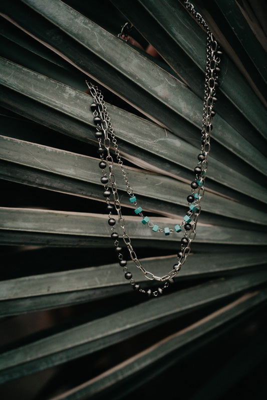 Faux 3 Strand Layered Necklace