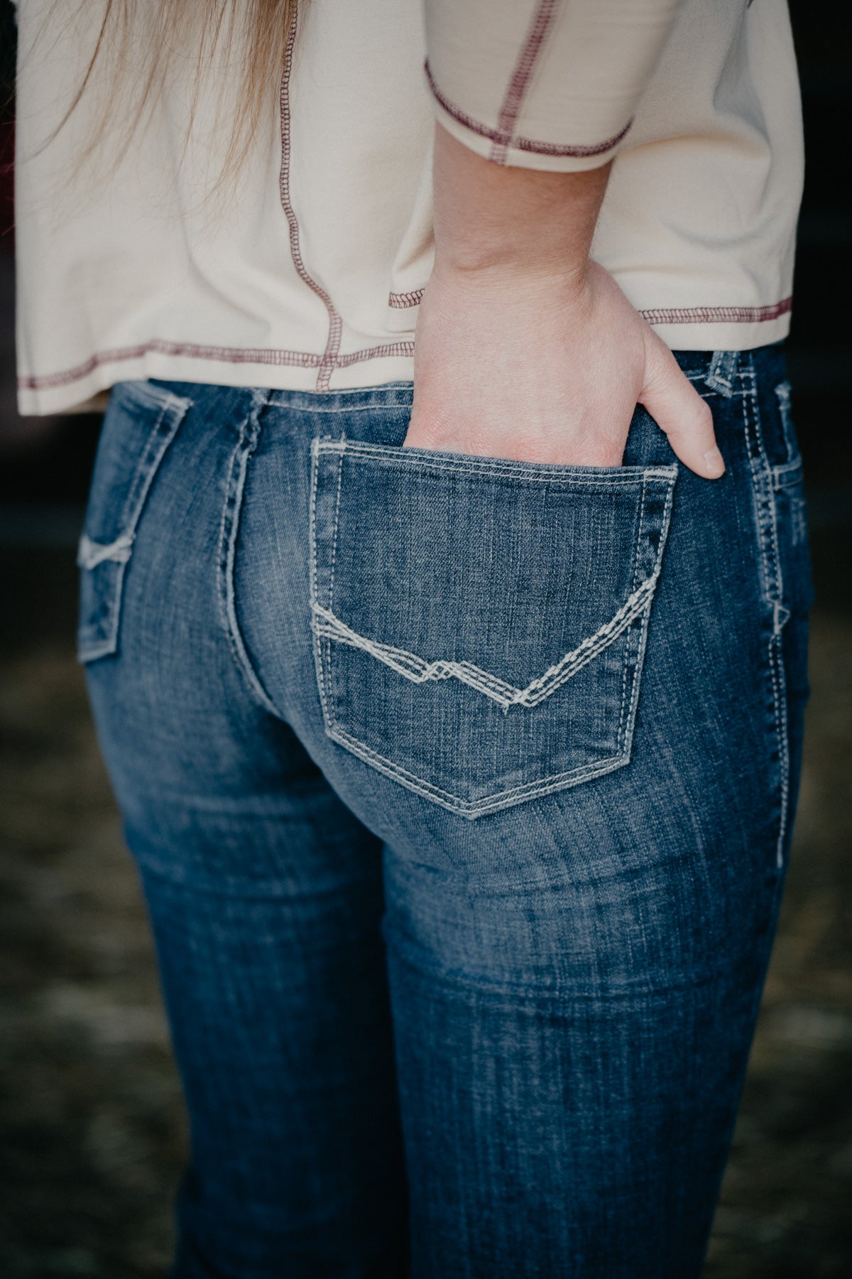 'Missouri' Mid Rise Slim Trouser Jean by Ariat