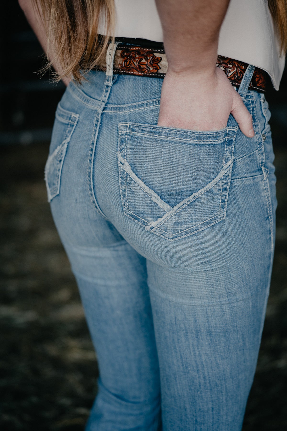 'Oakland' High Rise Flare Jean by Ariat