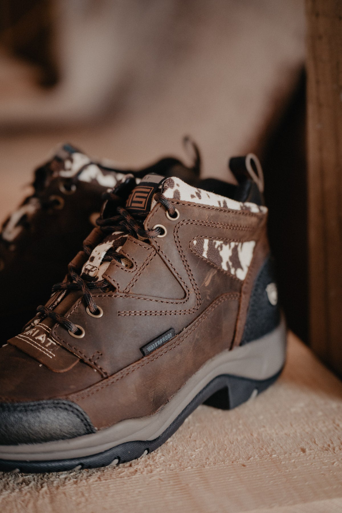 Women's Terrain H20 Waterproof Boot with Cowprint Accent