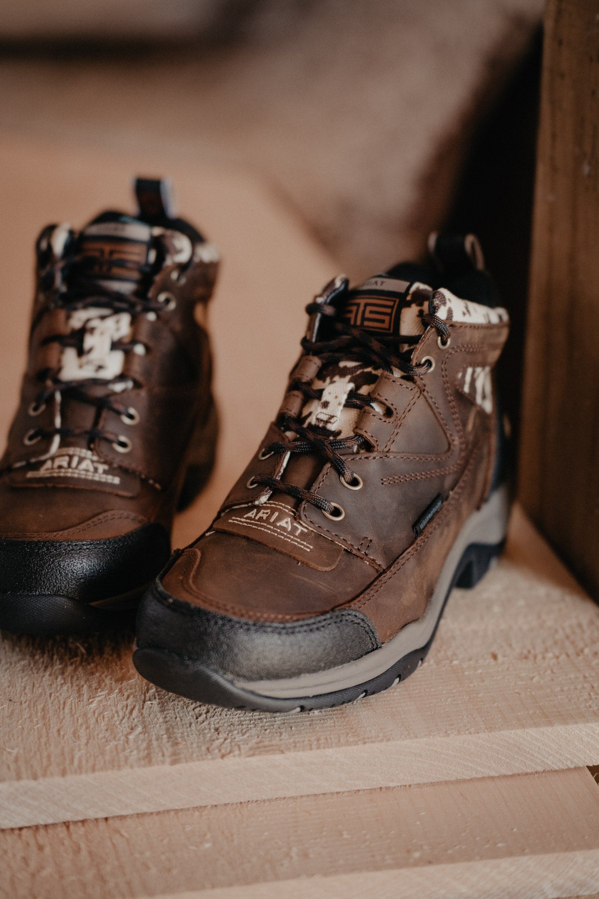 Women's Terrain H20 Waterproof Boot with Cowprint Accent