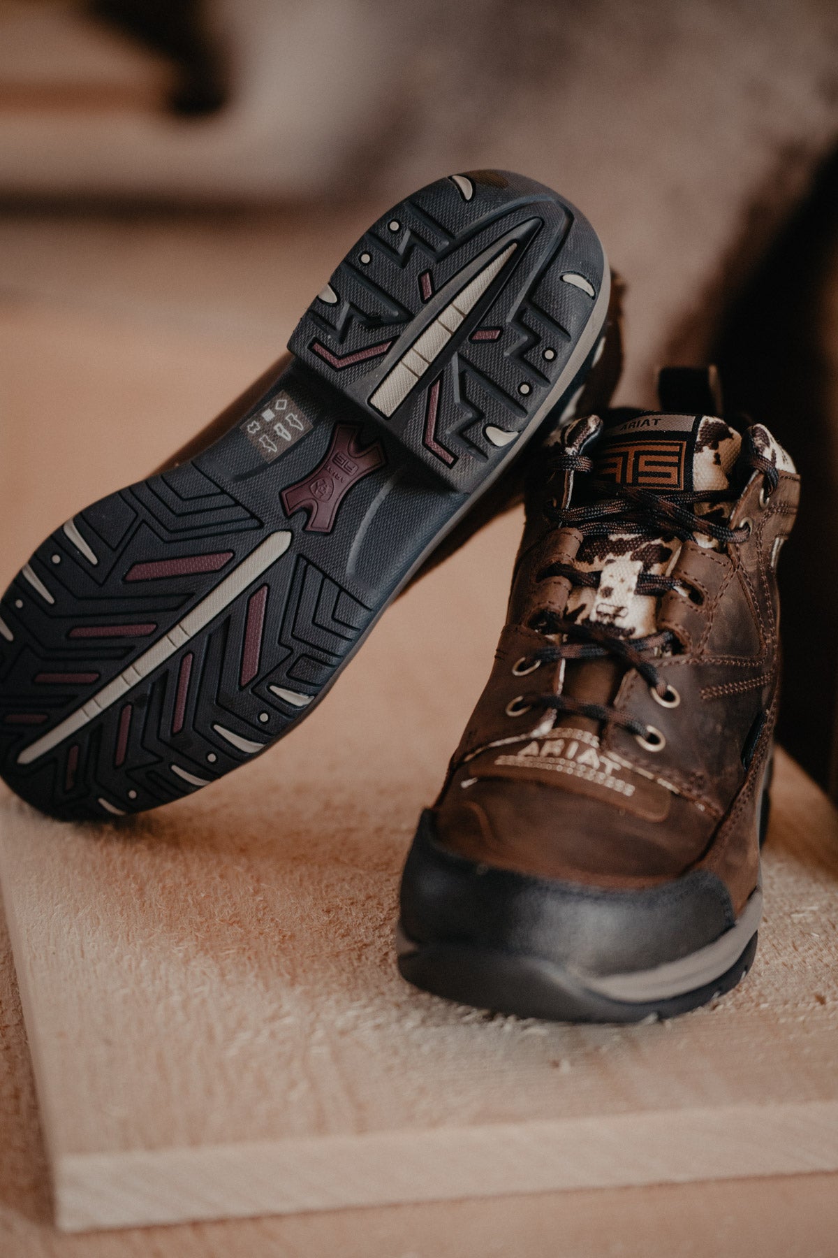 Women's Terrain H20 Waterproof Boot with Cowprint Accent