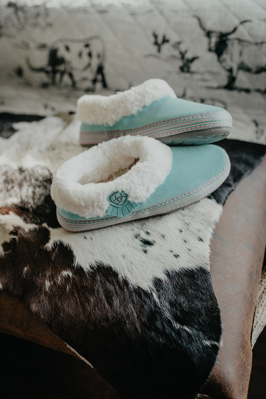 Women's Ariat 'Melody' Slippers (Turquoise) (1 5-6 Only)