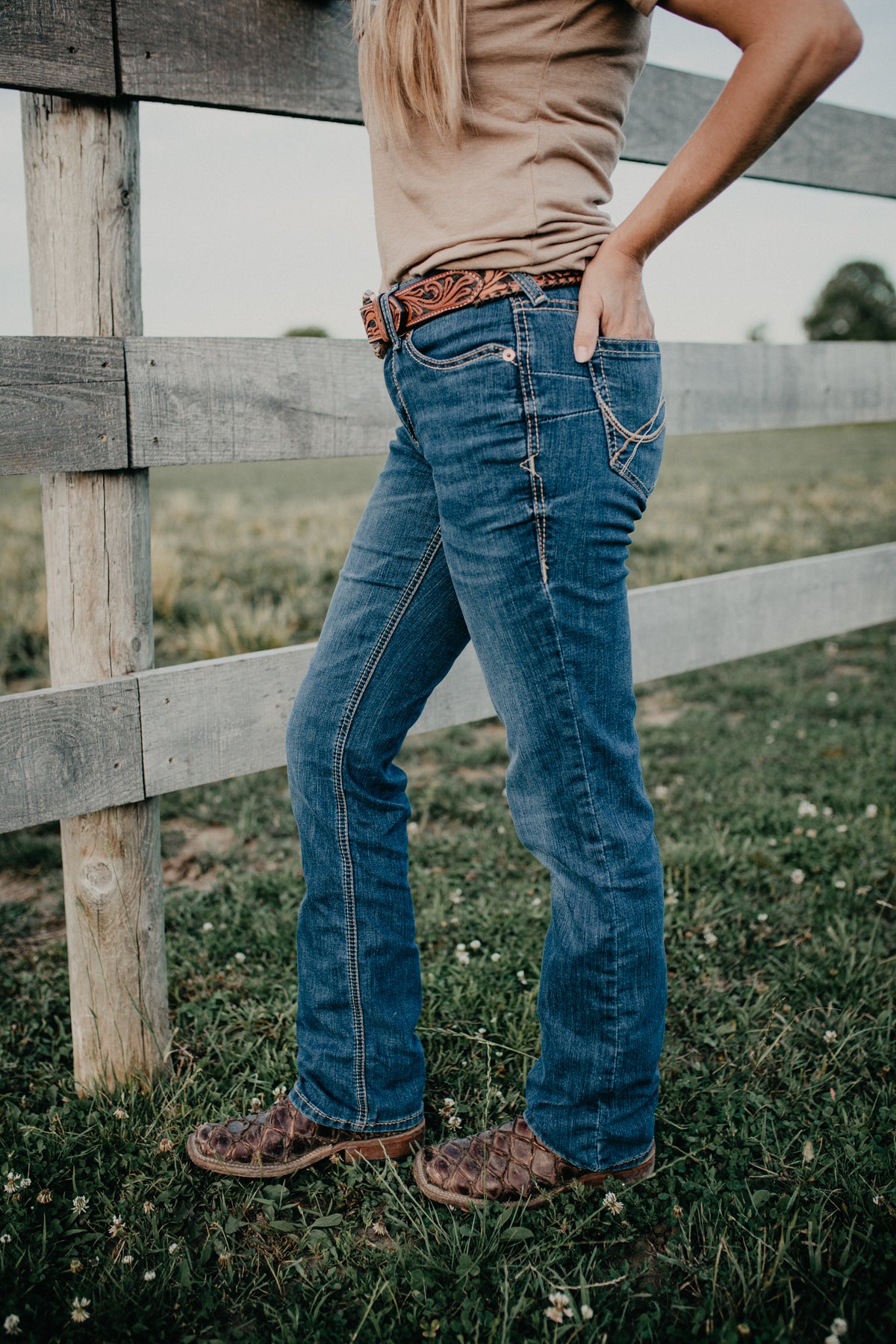 'Irvine' REAL Perfect Rise Straight Leg Jean by Ariat (Only 25, 26, 28, 31, 33)