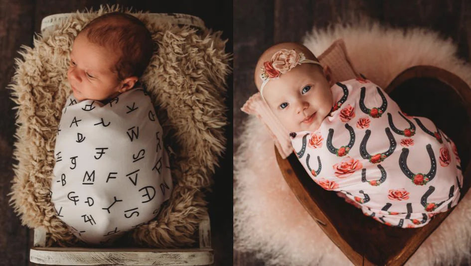 Printed Swaddle Blankets (Multiple Designs)