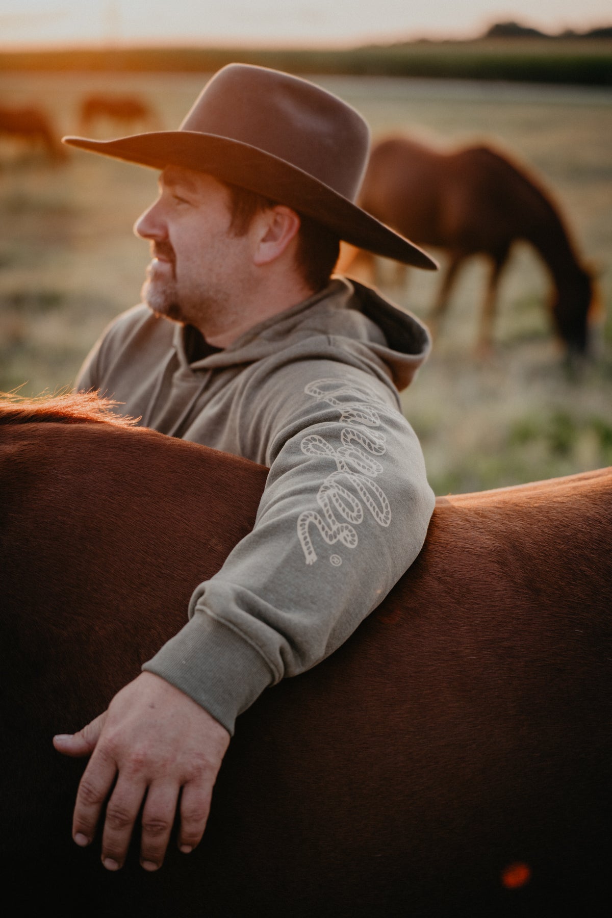 'Brett' Men's Classic ‘Rope Wrangler’ Hoodie (S-XXL)