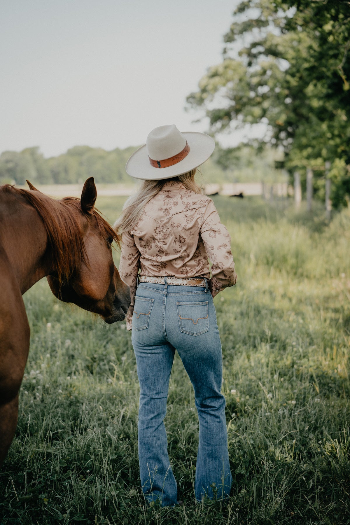 Jennifer Flare Jean by Kimes Ranch (MID WASH)