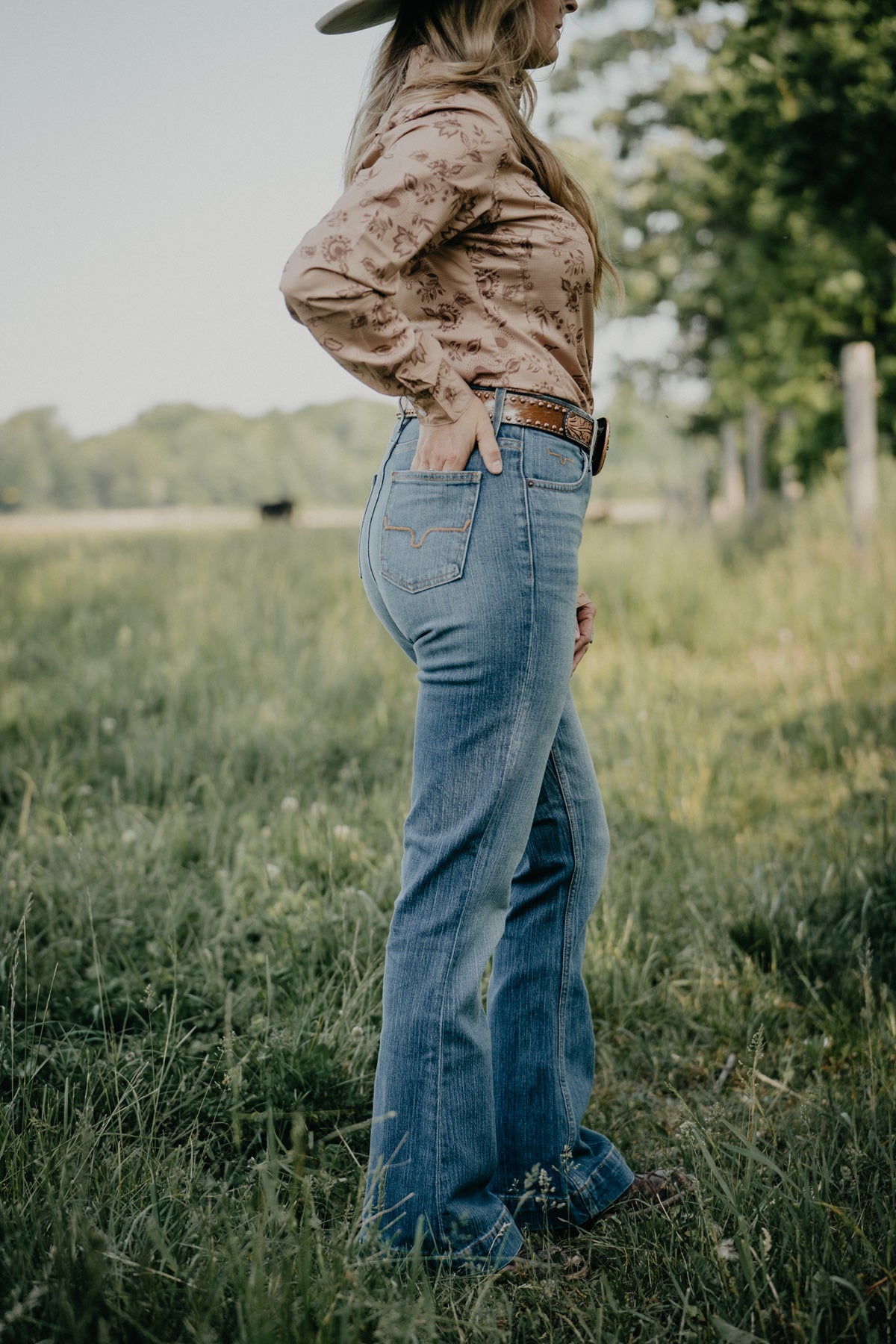 Jennifer Flare Jean by Kimes Ranch (MID WASH)