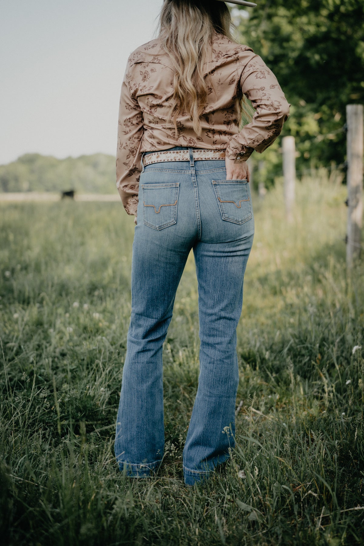 Jennifer Flare Jean by Kimes Ranch (MID WASH)