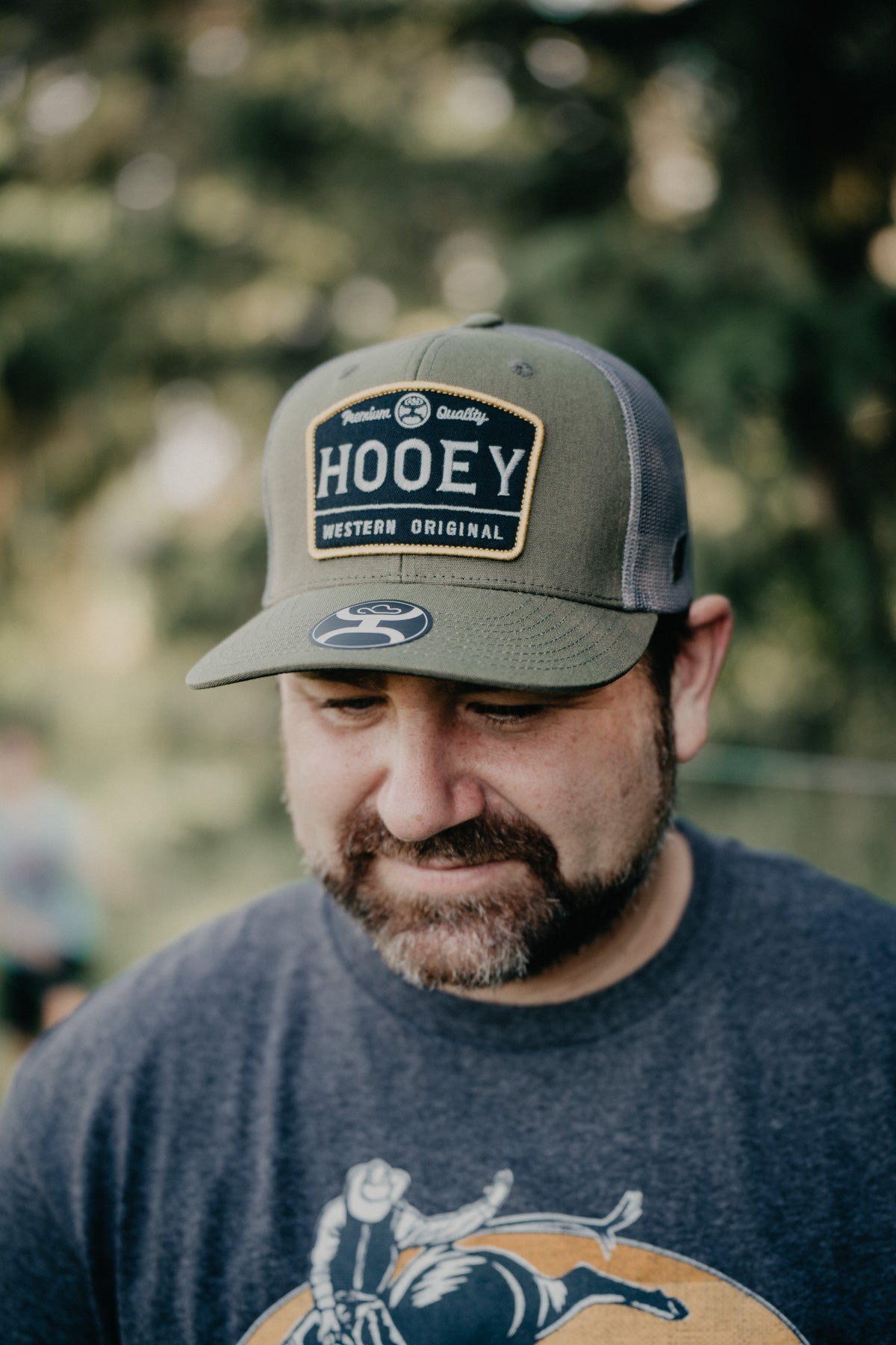 'Trip' Olive Hooey Western Original 6-Panel Trucker Hat