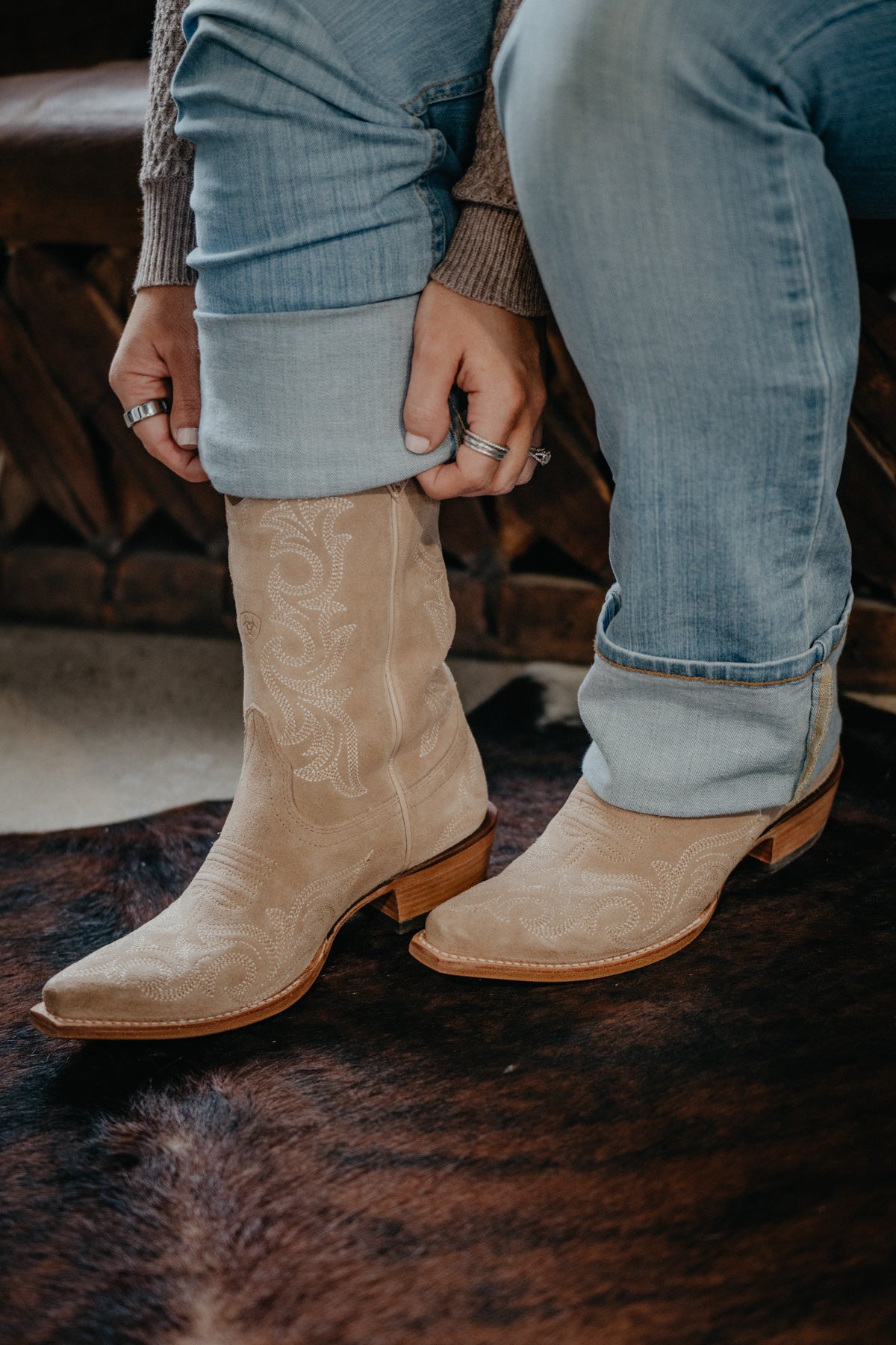 Women's Hazen Ariat Suede Boots {Truly Taupe}