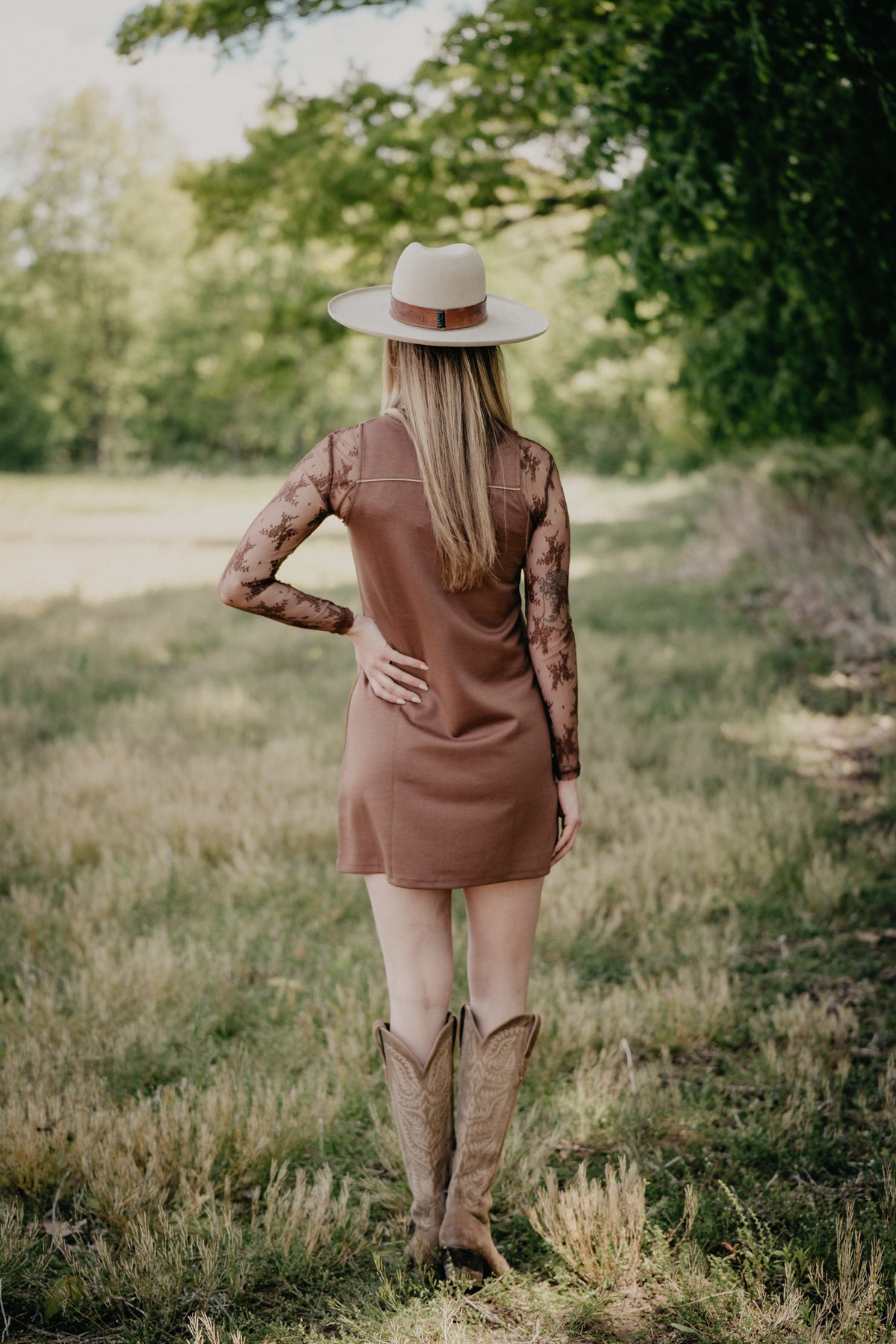 'Rylee' Brown Shift Dress (S-XL)