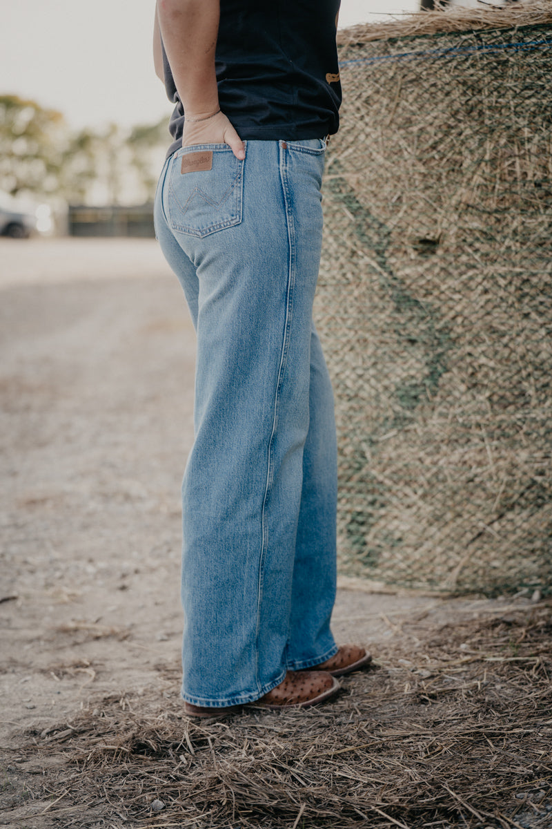 'Maise' Wrangler High Rise Loose Straight Leg (30" Length, Sizes 24-33)