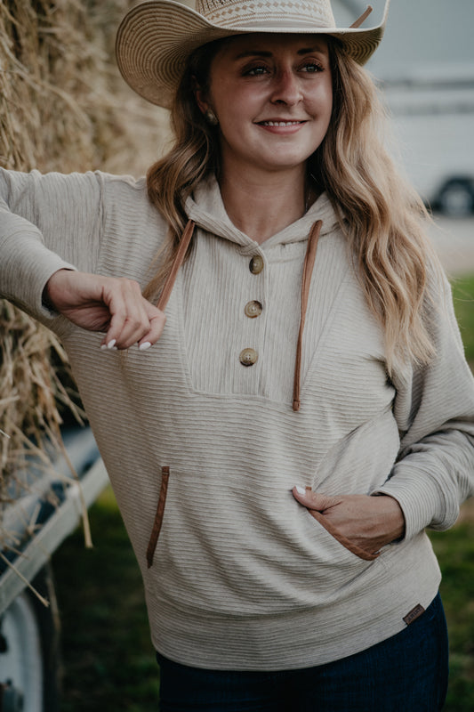'Tawny' Ariat Women's Knit Hoodie (XS-XL)