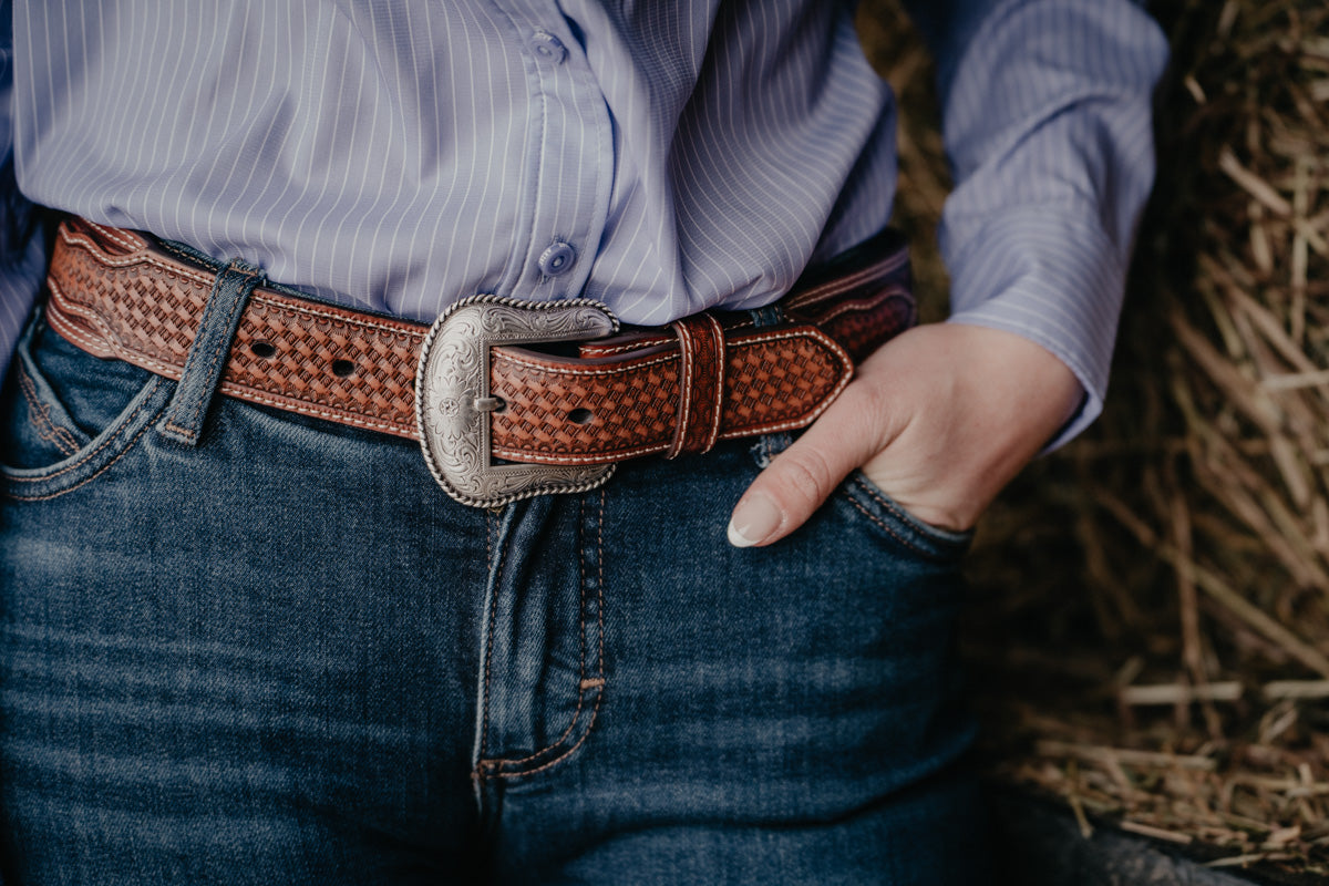 Men's Nocona Leather Belt (Sizes 30-40)