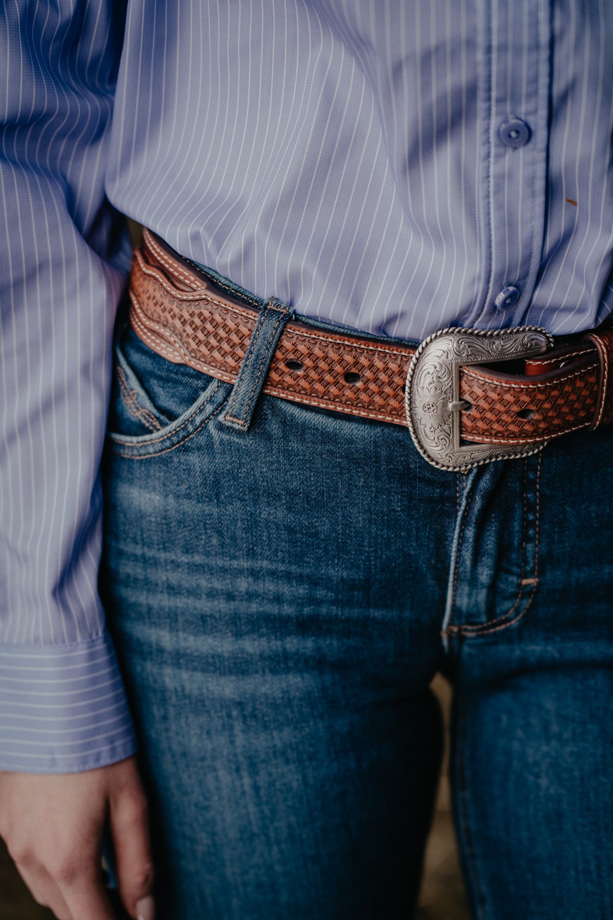 Men's Nocona Leather Belt (Sizes 30-40)