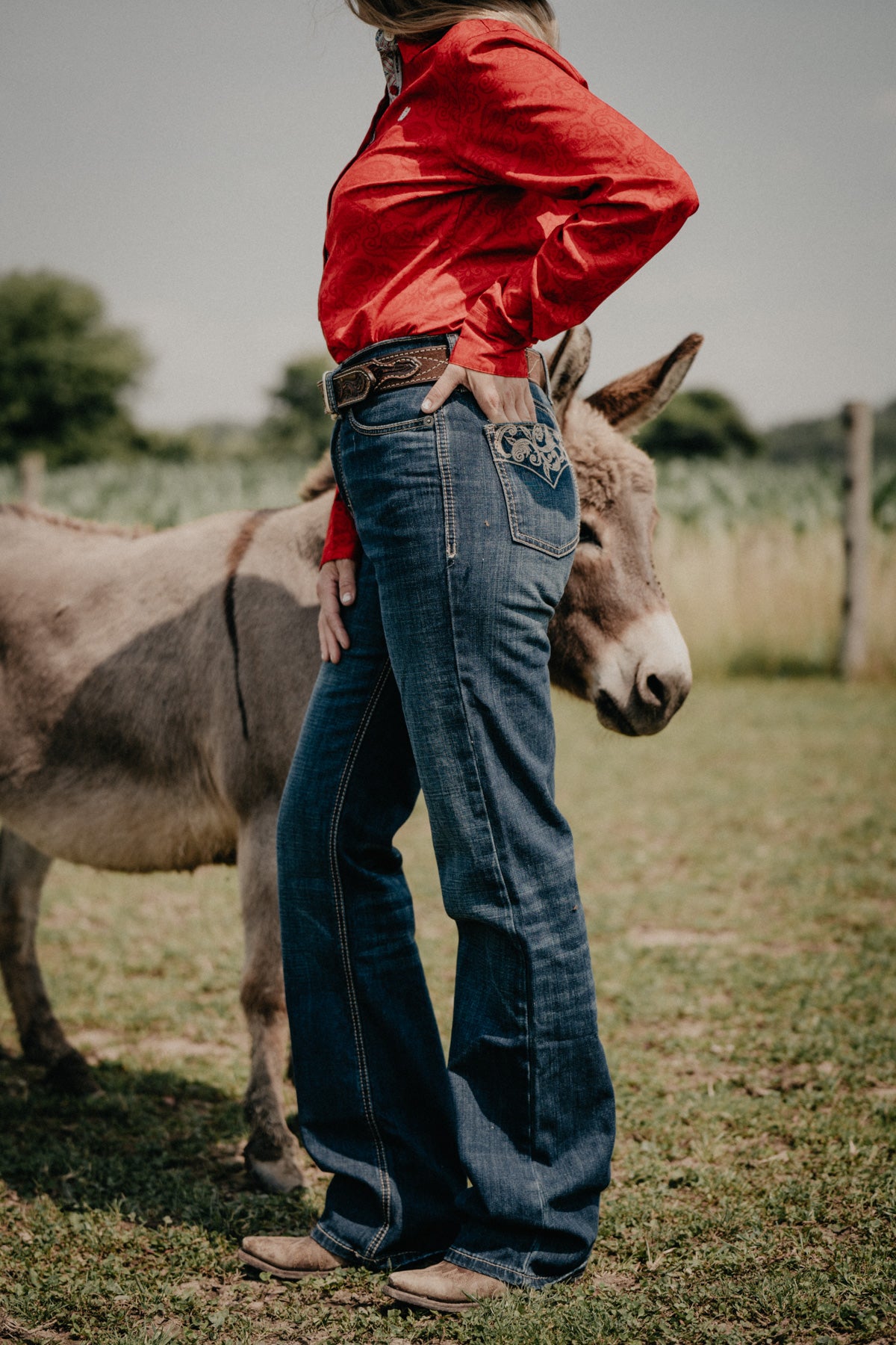 'Skylar' Women's CINCH Sky High Rise Bootcut Jean