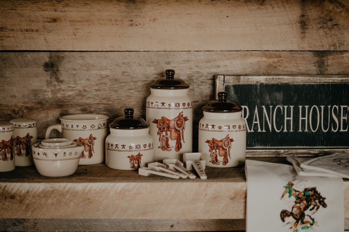 'Boots & Saddle' Canister Set (3 Pc)