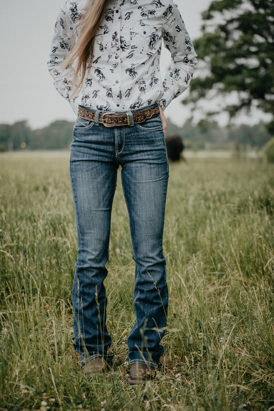 'Saylor' High Rise Bootcut Jean by Ariat