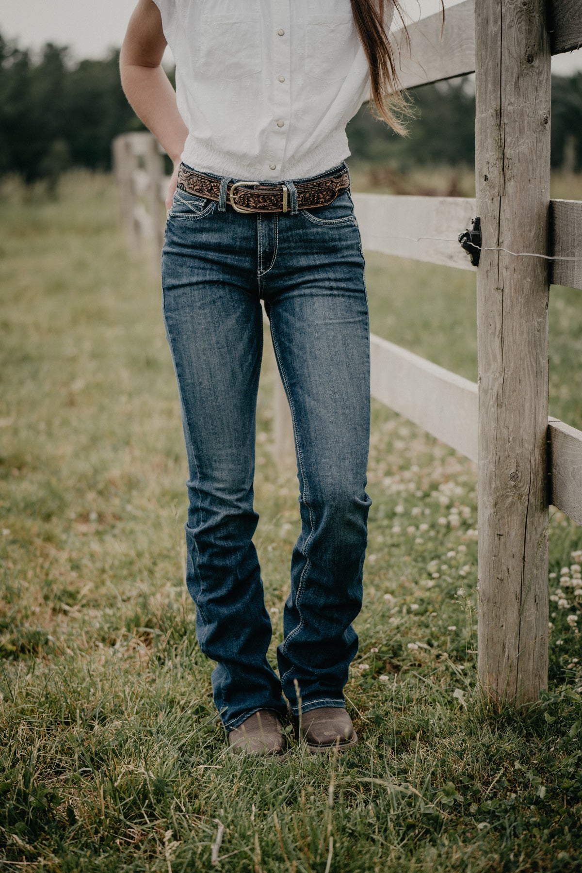 'Saylor' High Rise Bootcut Jean by Ariat (Only 28S, 32XL, 33L, 34XL)